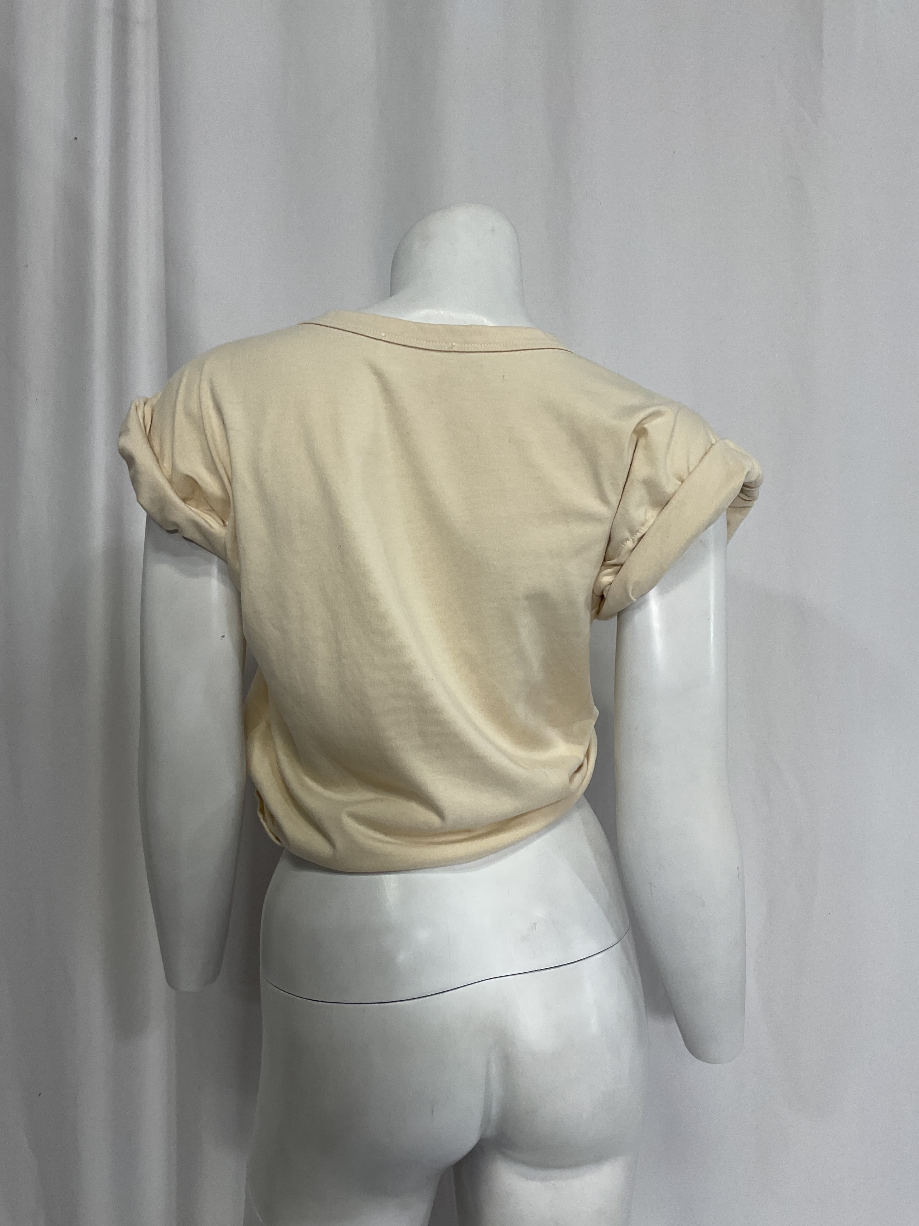 The Line By K Joseph T-Shrit In Vanilla - Image 4