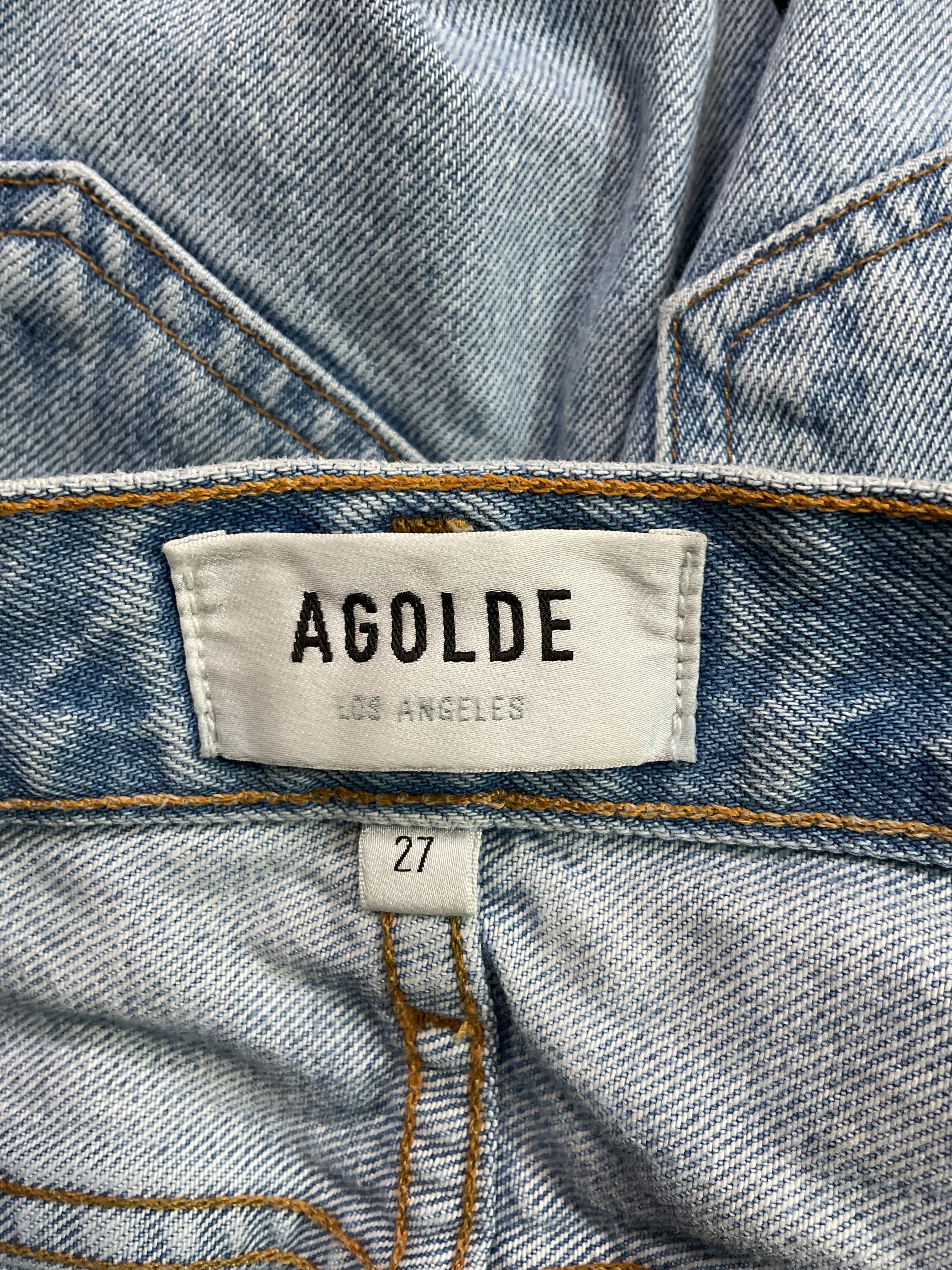 AGOLDE Lana Straight Fit Jeans - Image 4