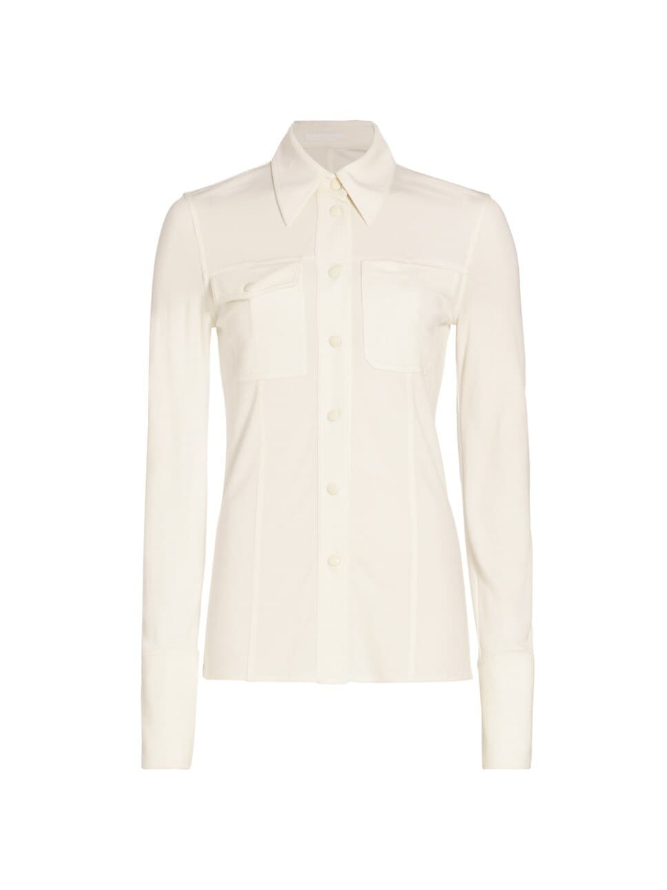 Point Collar Pocket Shirt - Image 1