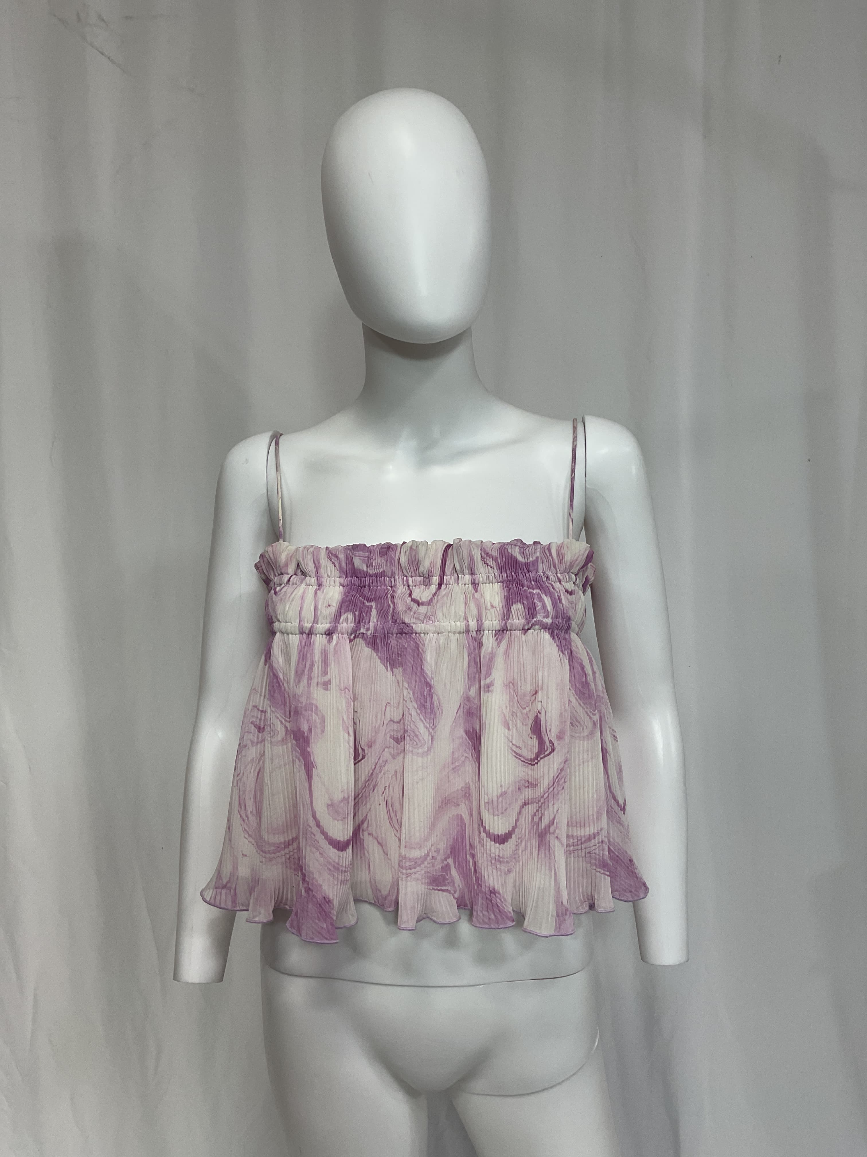 Pleated Georgette Top - Image 3