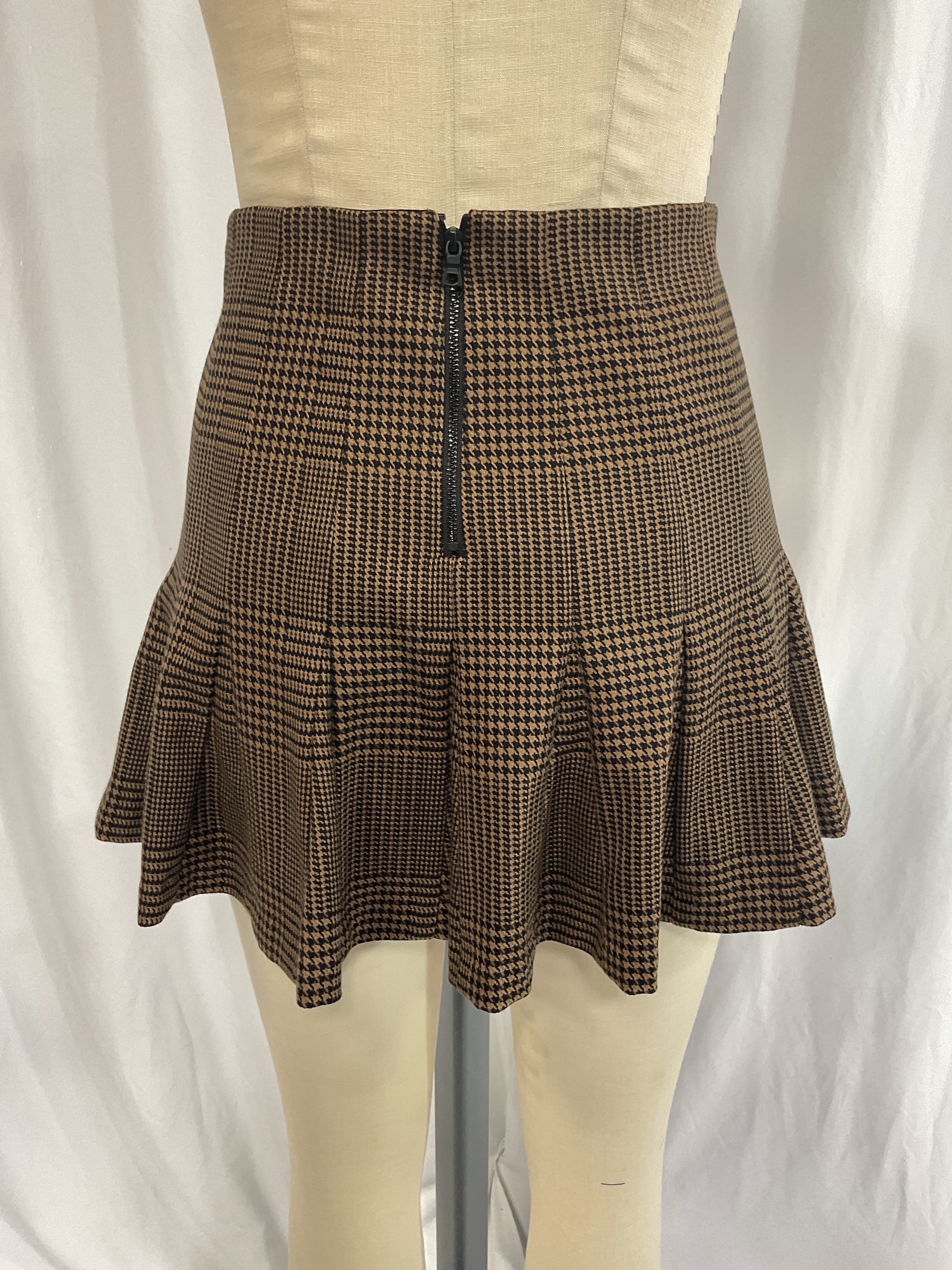 Zona Check Pleated Miniskirt - Image 2