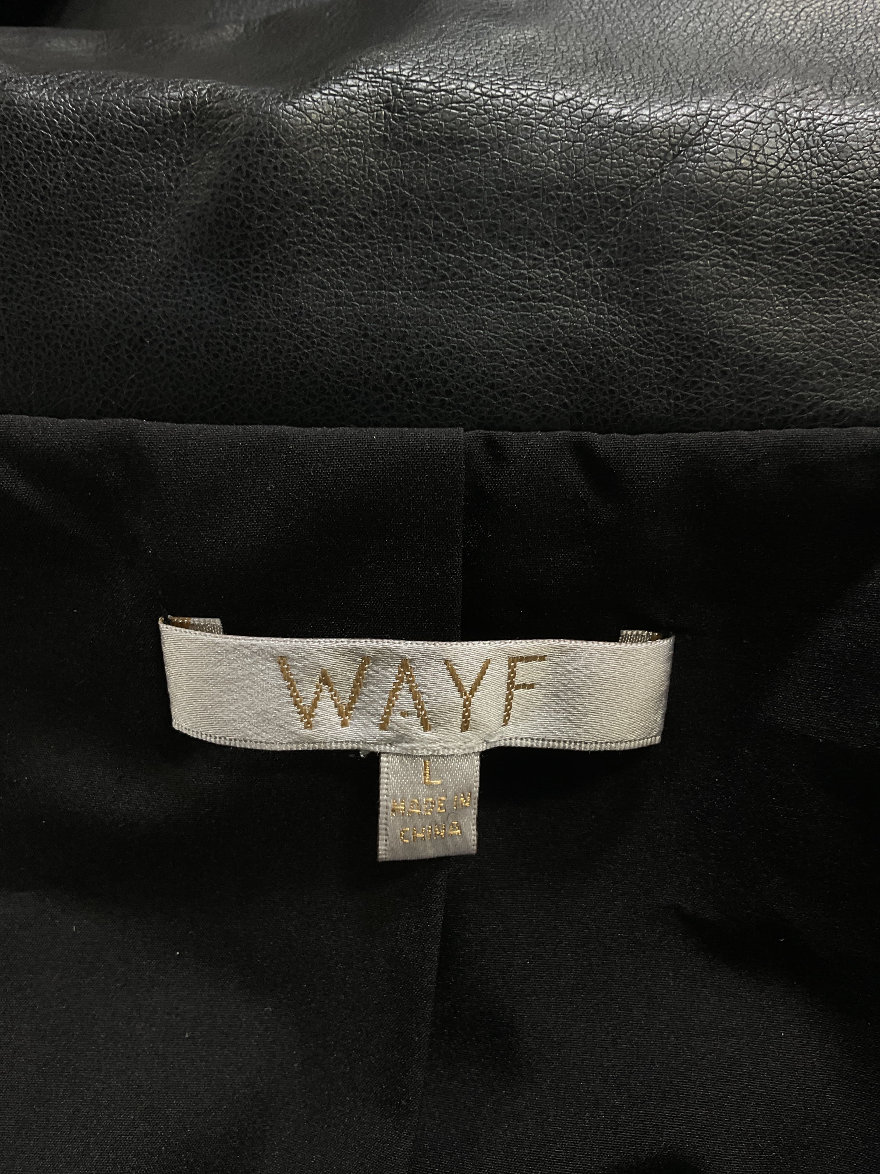 Faux Leather Blazer - Image 4