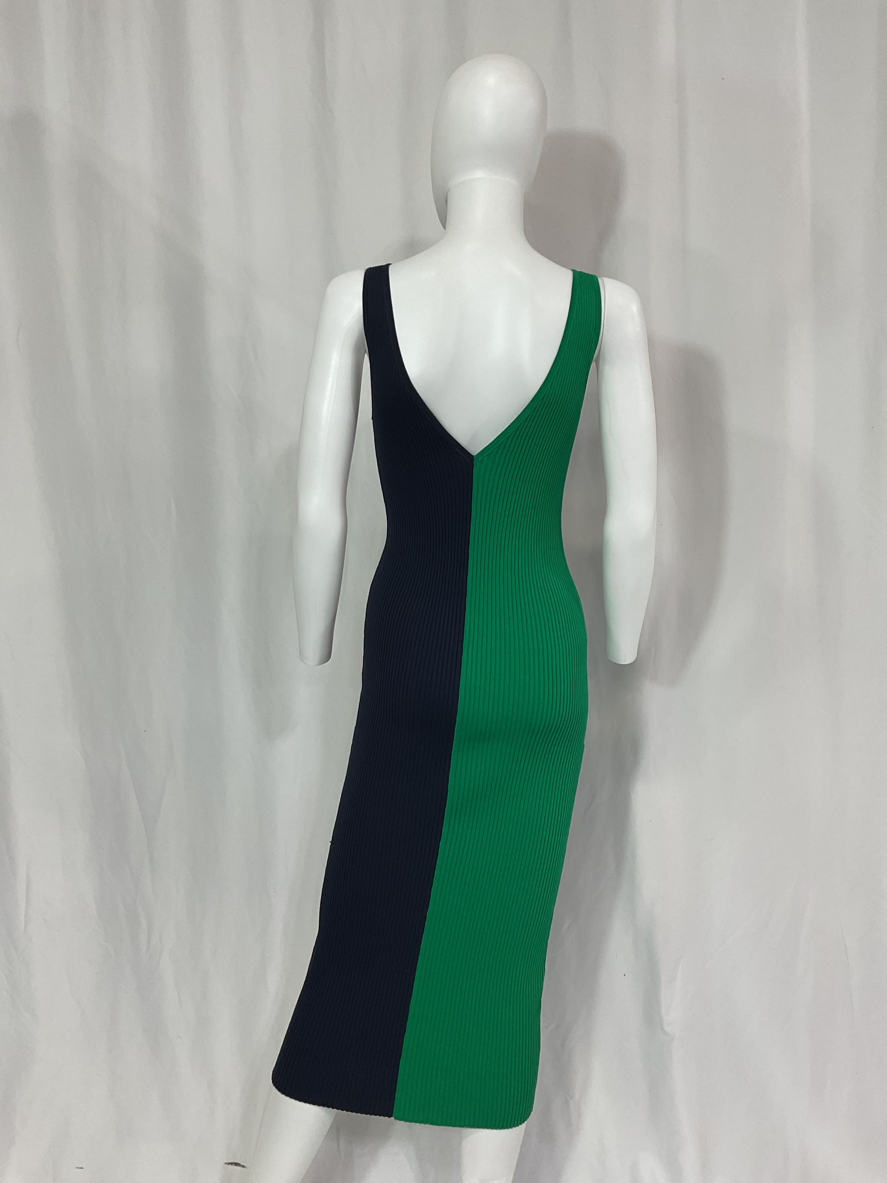 Dana Colorblock Ribbed Body-Con Midi Dress - Image 3