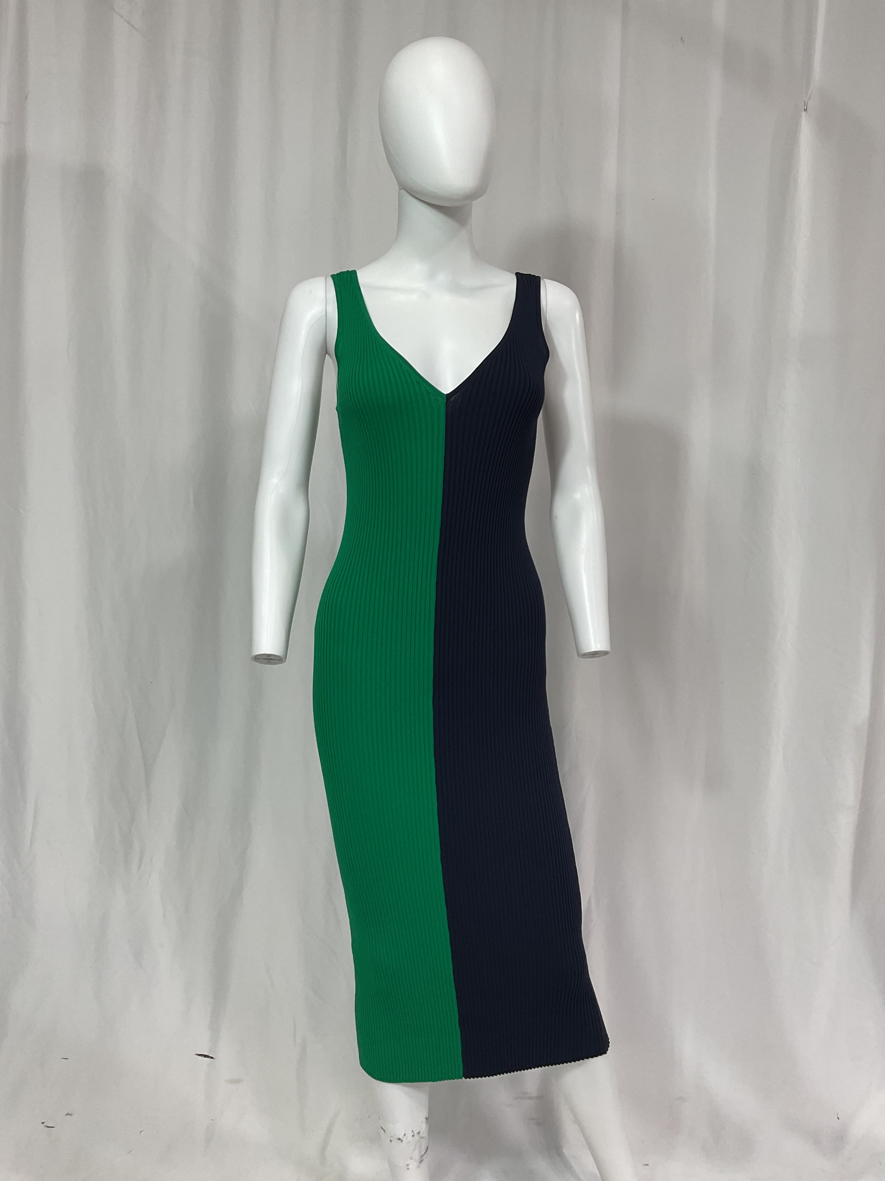 Dana Colorblock Ribbed Body-Con Midi Dress - Image 4