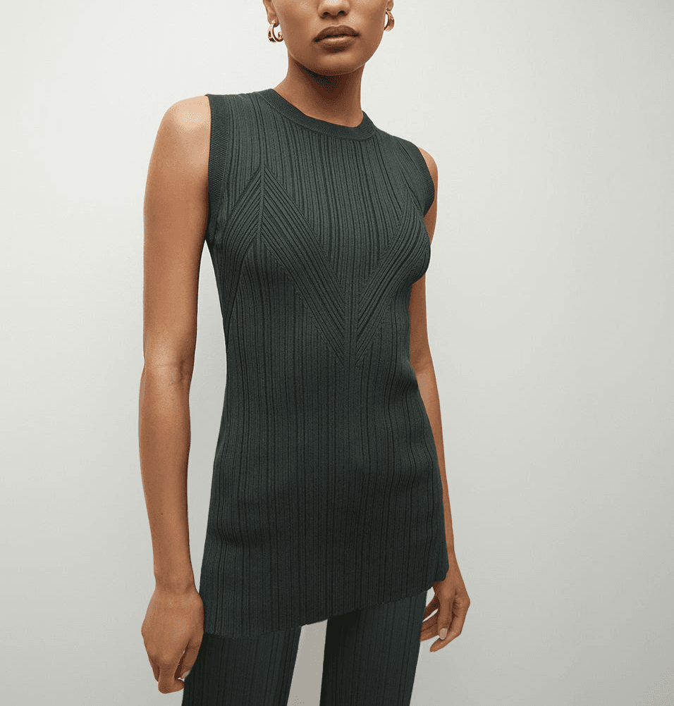 Semma Ribbed Tank - Image 1