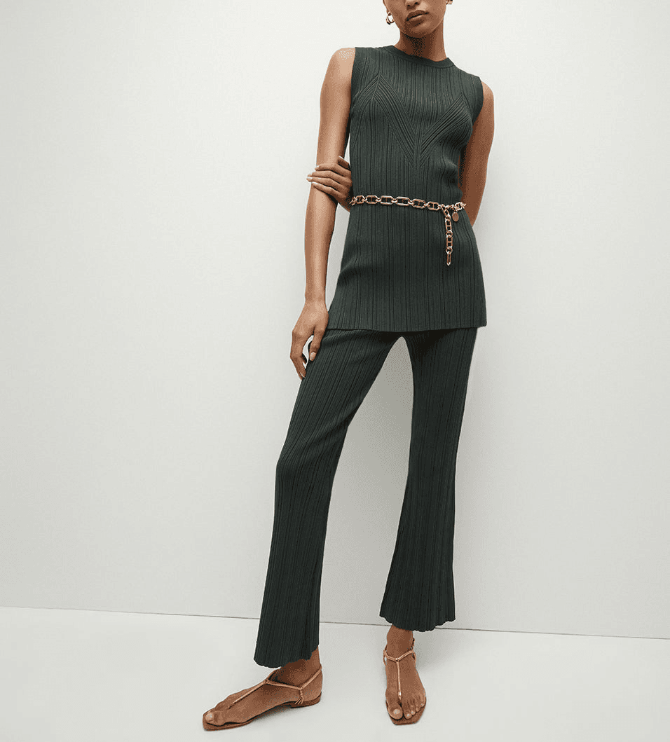 Massaro Rib-Knit Pant - Image 1