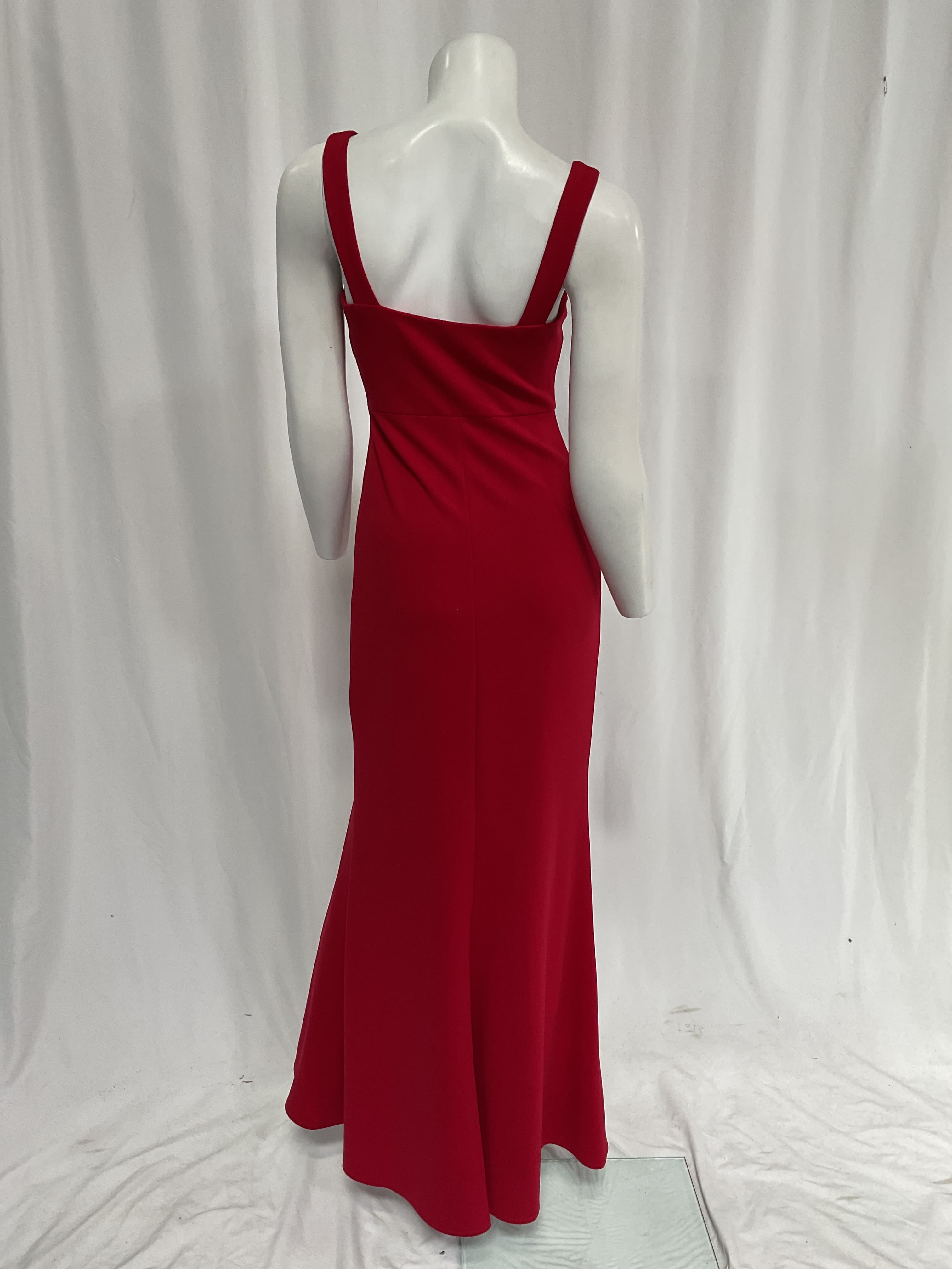 Blake Square-Neck Stretch Crepe Gown - Image 3