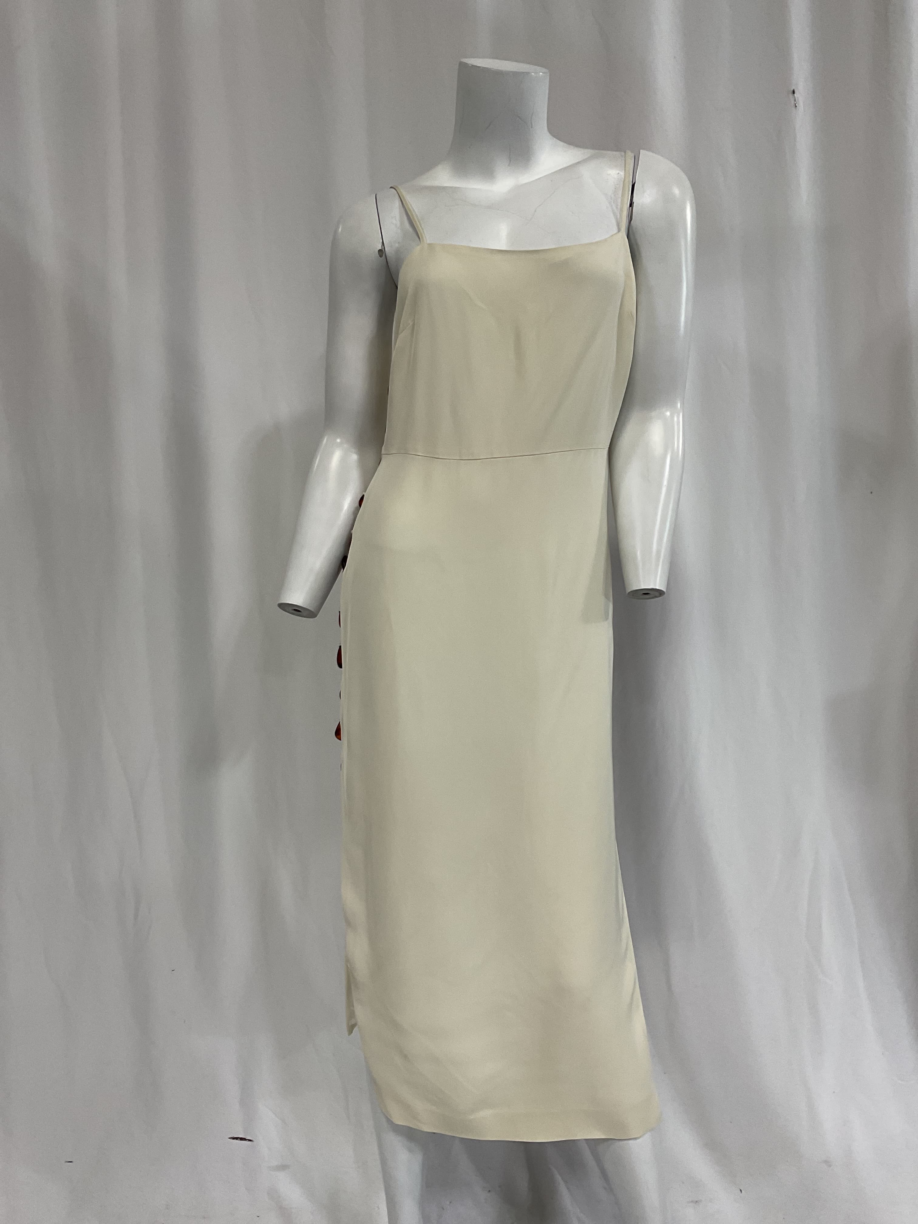 Link Detail Dress In Cool White - Image 2