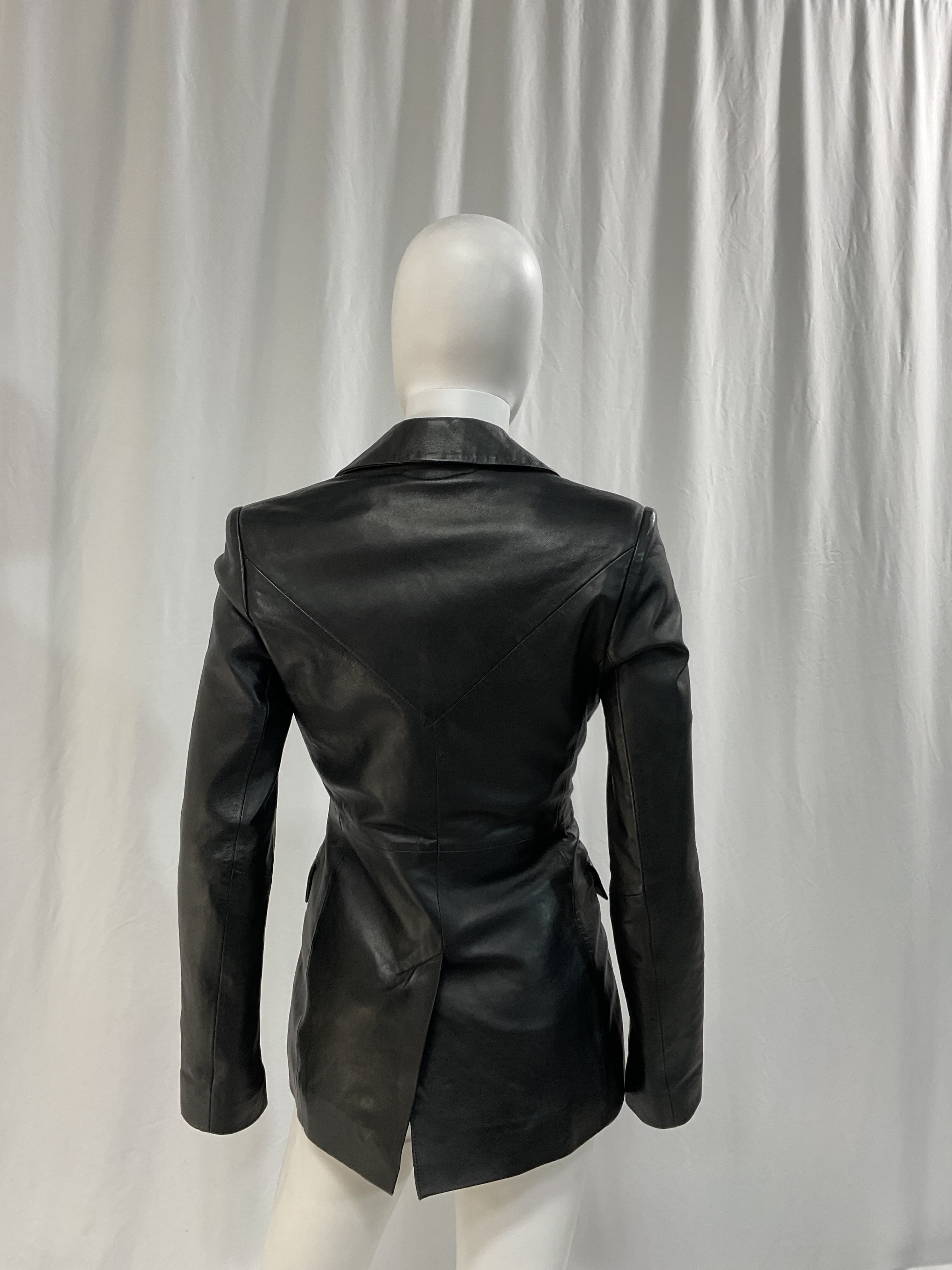 Usana Leather Blazer - Image 3