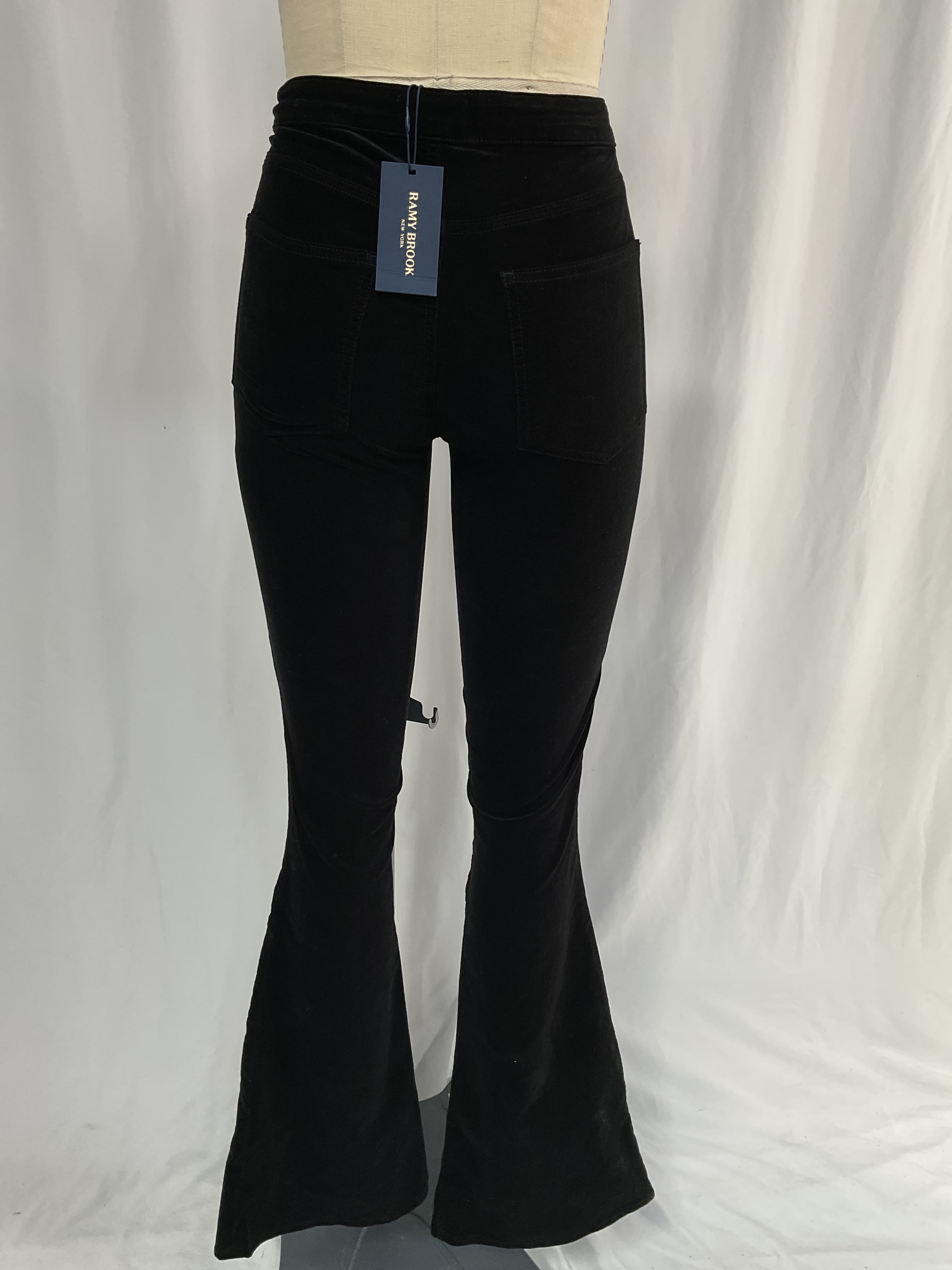 Helena High-Rise Velvet Flare Pant - Image 3
