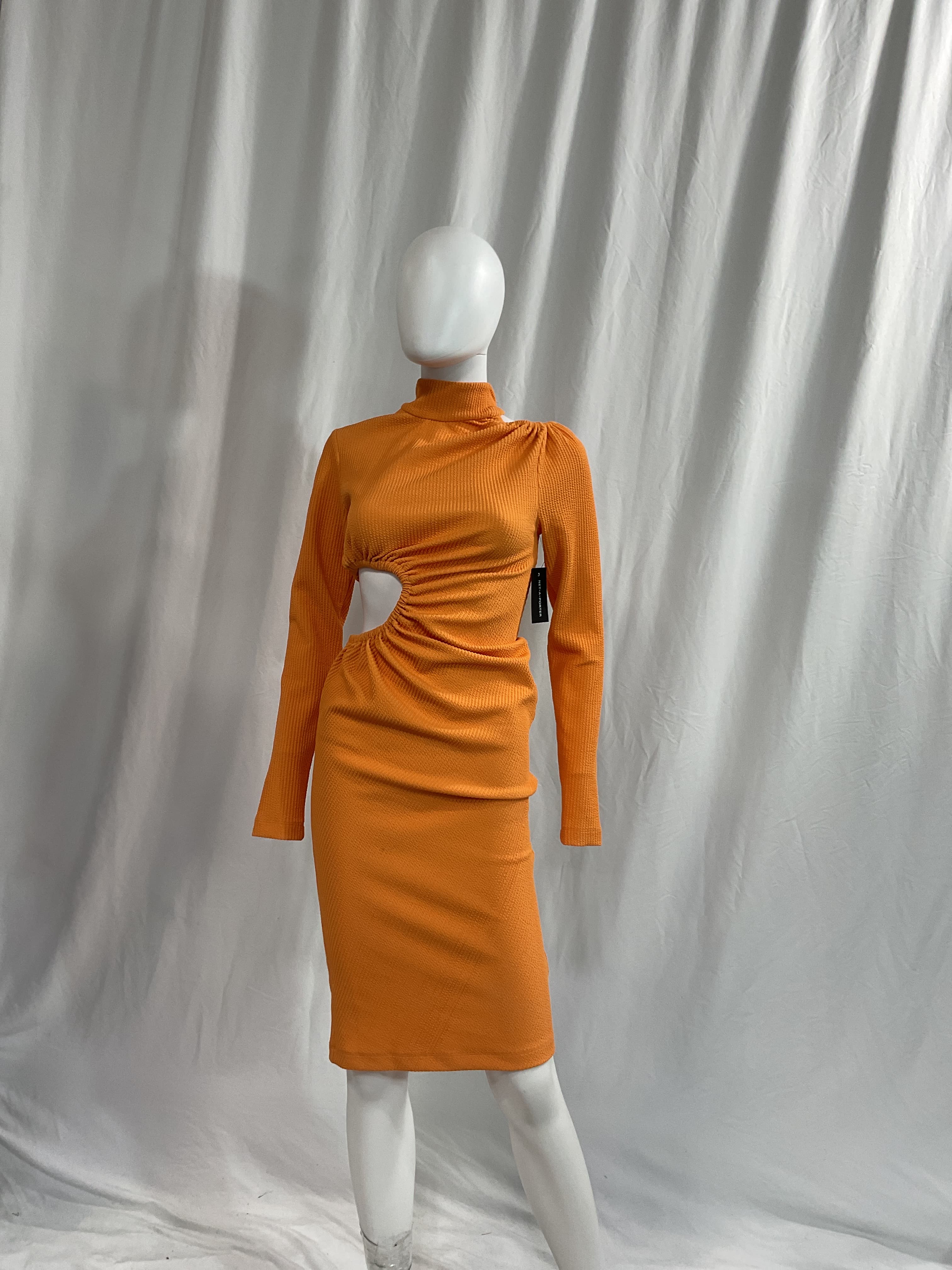 Alice Cutout Ribbed Recycled Jersey Midi Dress - Image 2