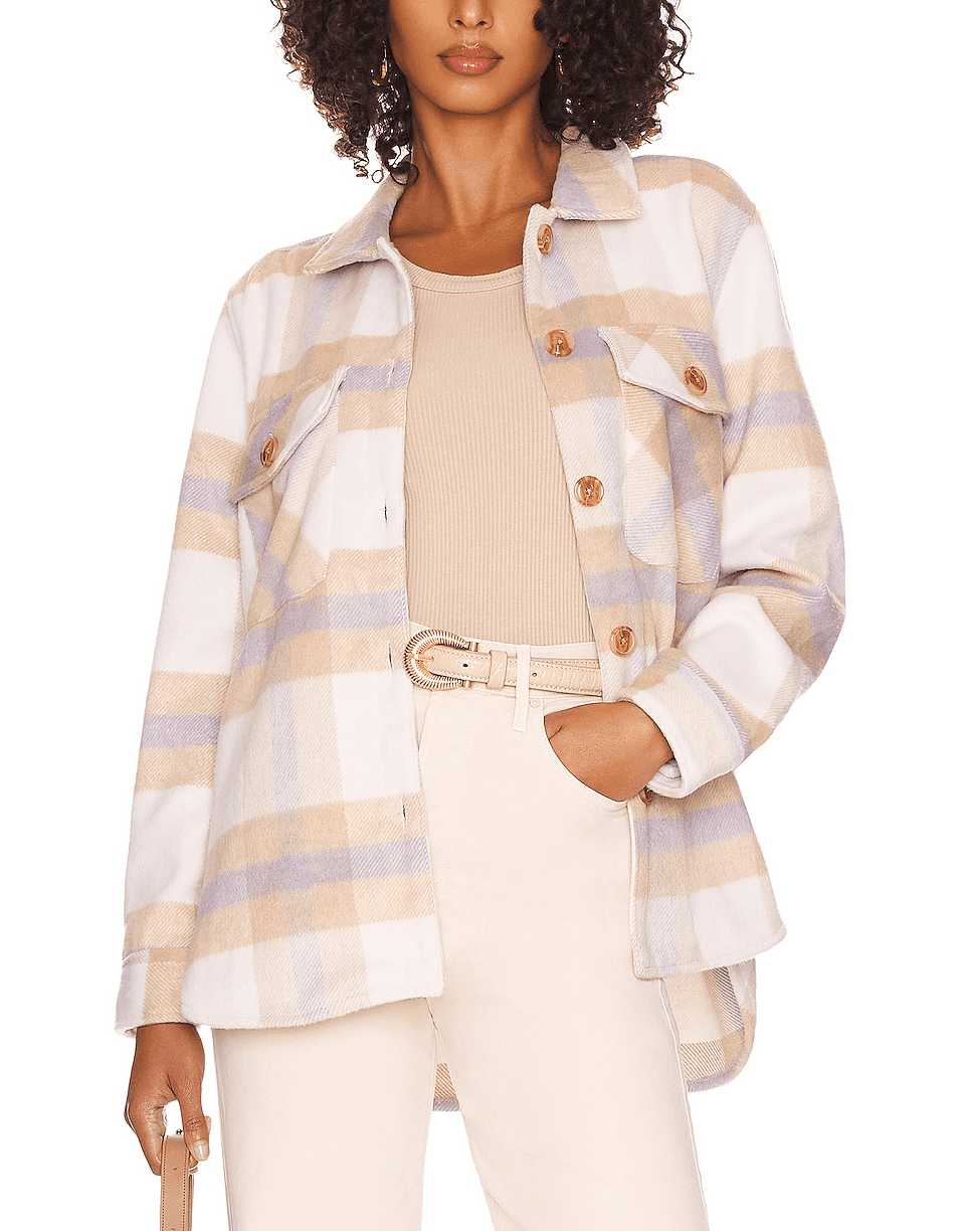 Double Stripe Shacket Up - Image 1