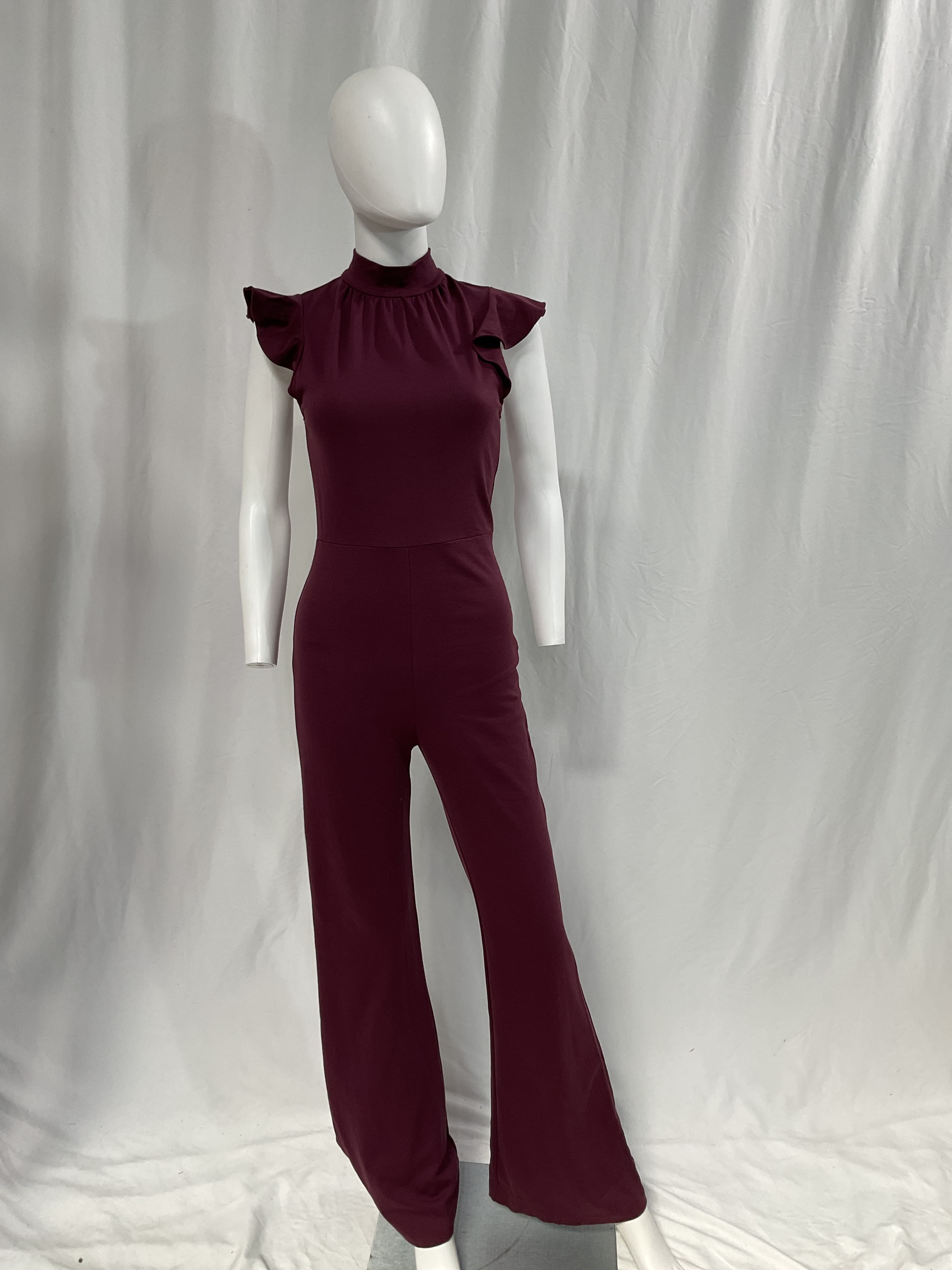 Amanda Uprichard X Revolve Davina Jumpsuit In Merlot - Image 3