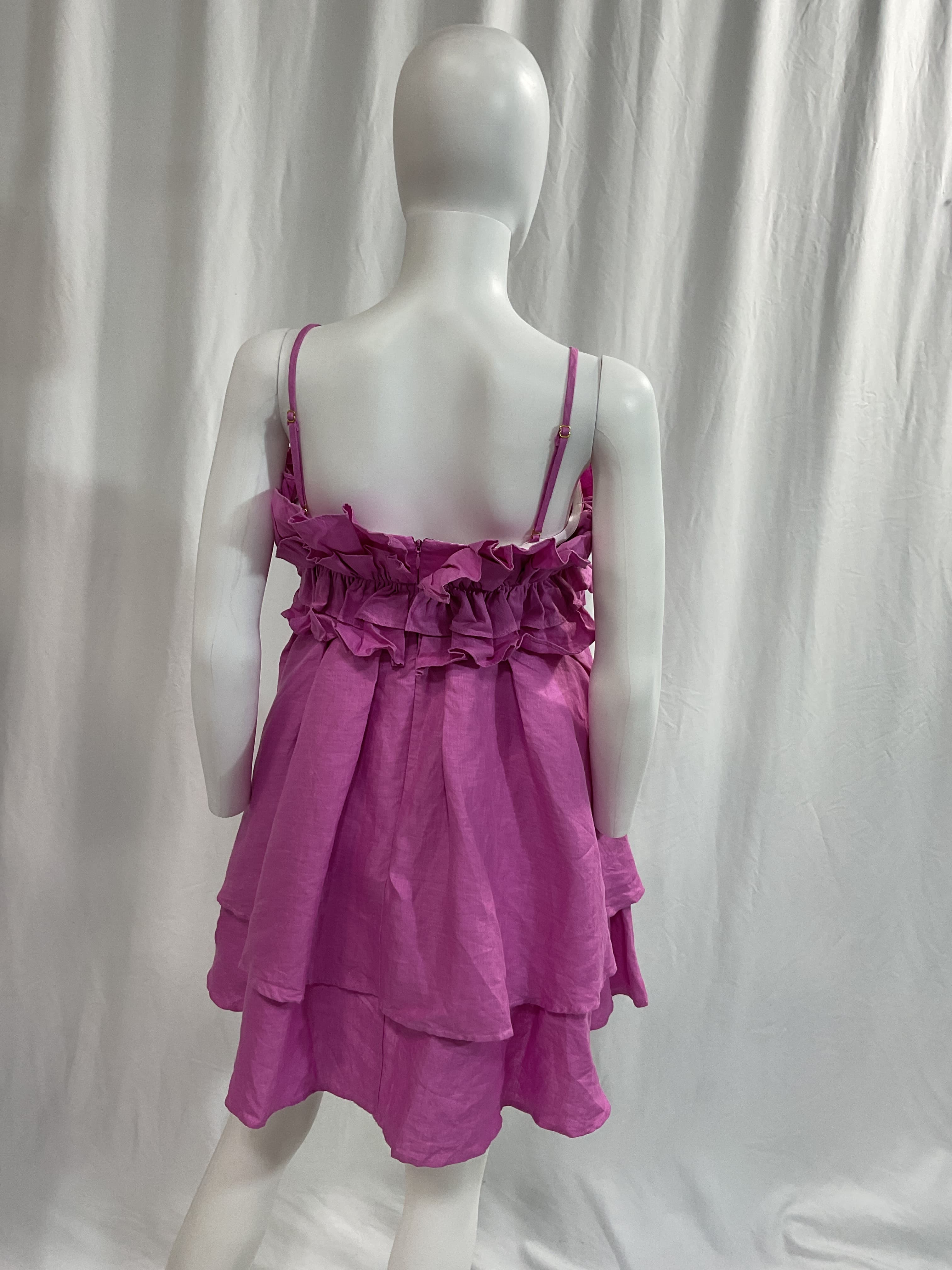 Penelope Mini Dress In Pop Lilac - Image 2