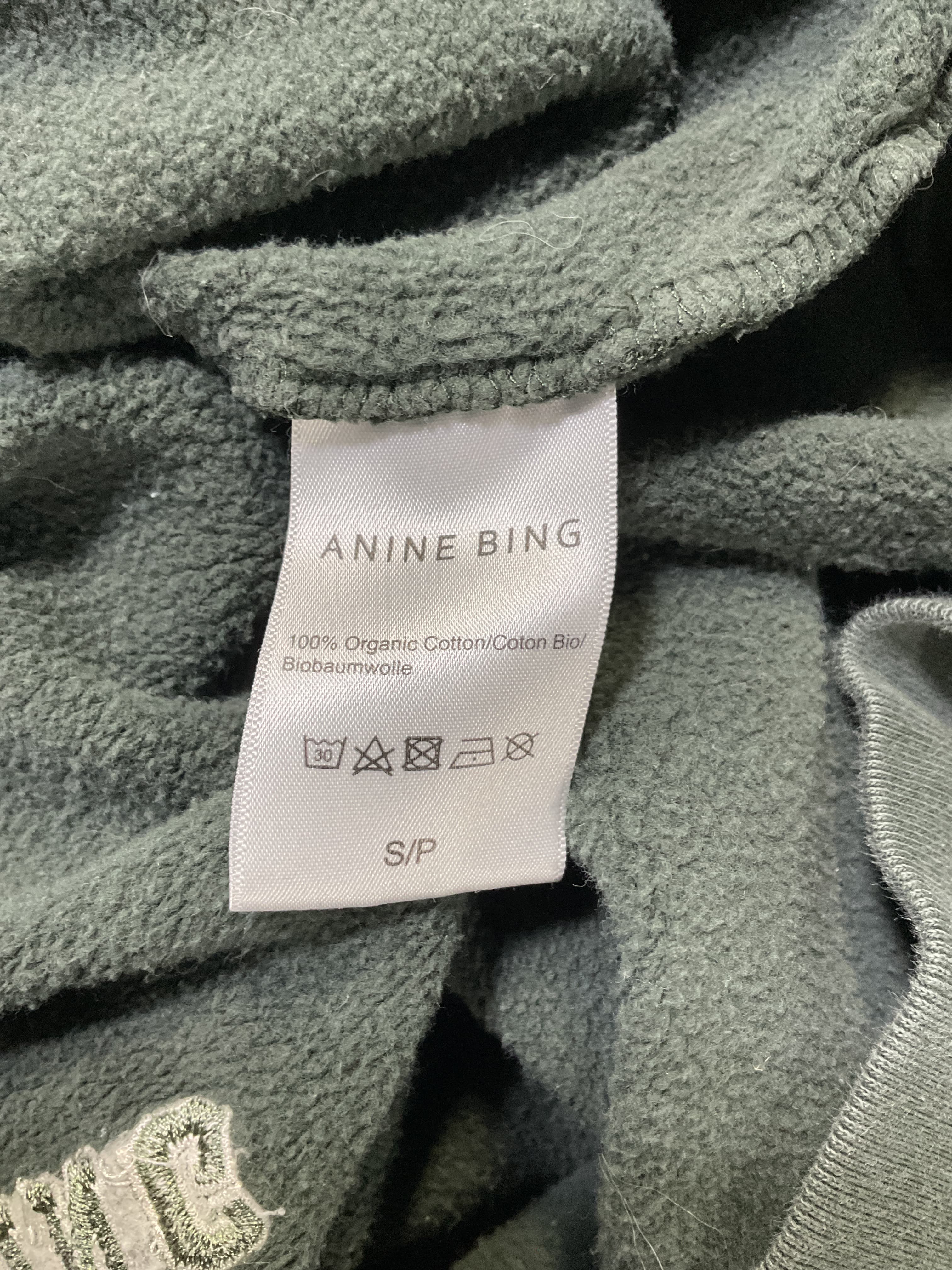 Sport Vincent Nyc Hoodie In Charcoal Green - Image 3