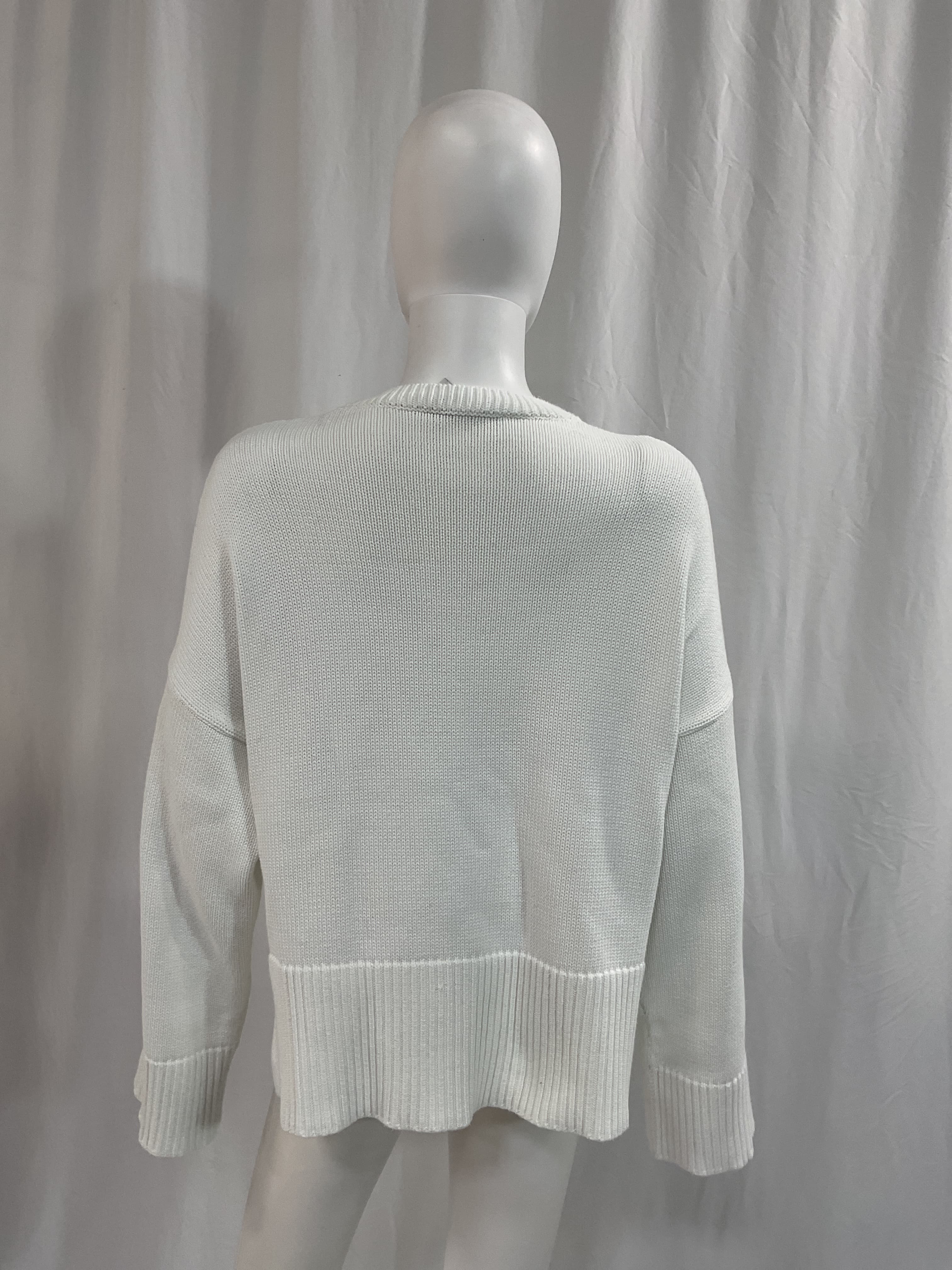Relaxed Solid Crew In Bleach White - Image 4