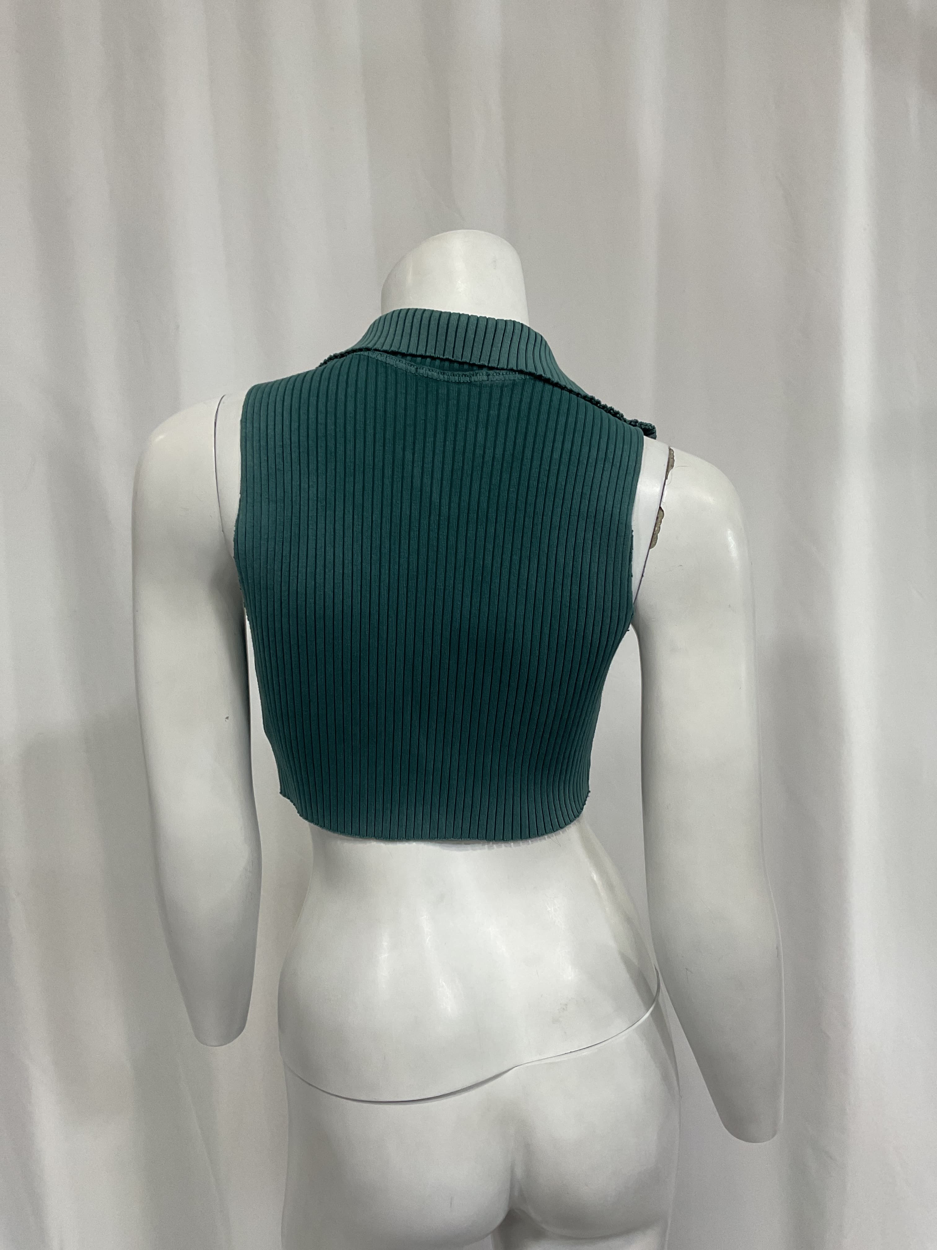 Revolve Ibiza Cropped Polo Tank - Image 4
