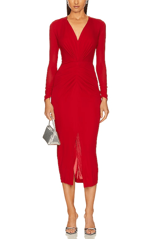 Hades Dress In Scarlet - Image 1