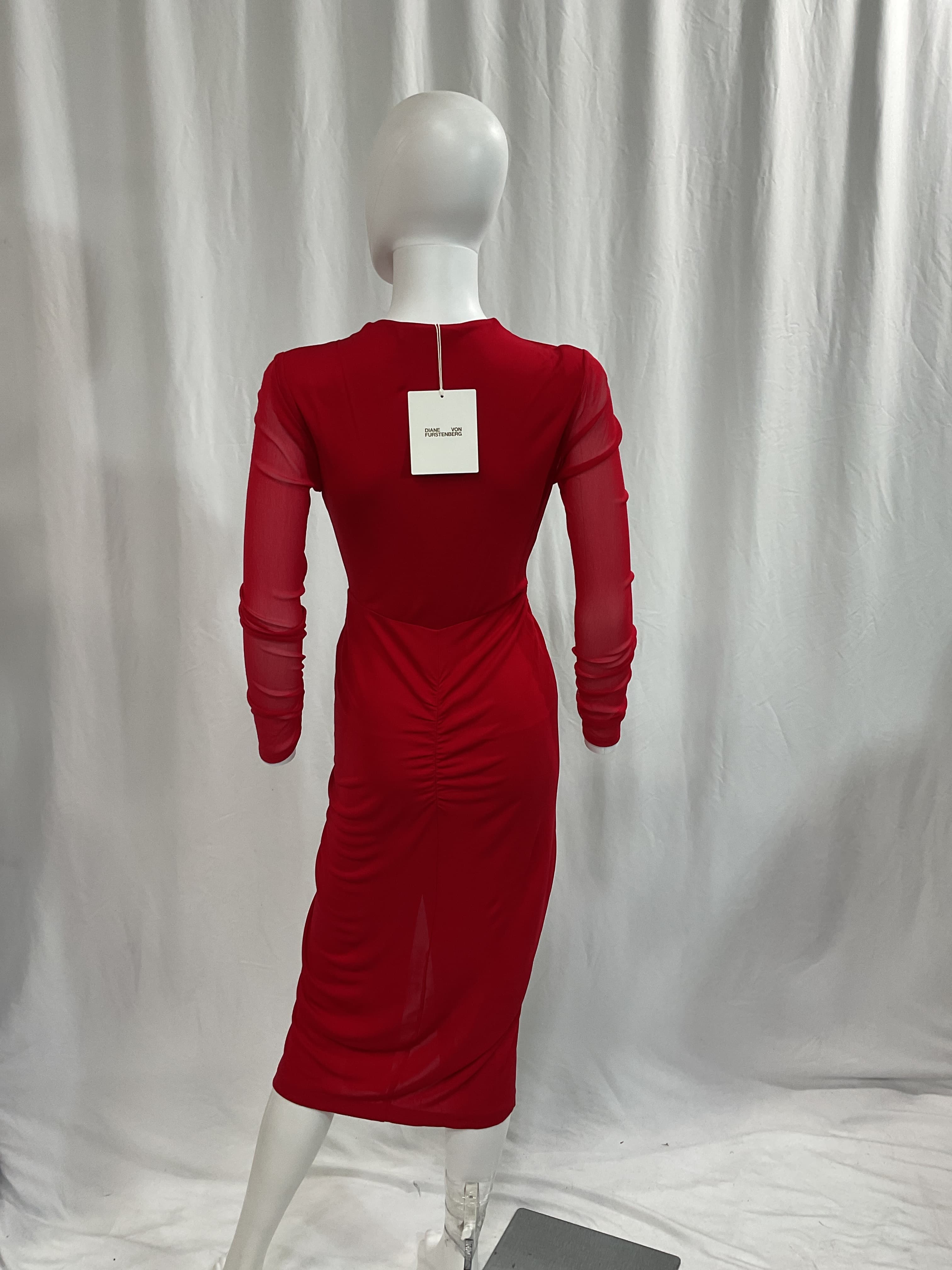 Hades Dress In Scarlet - Image 4