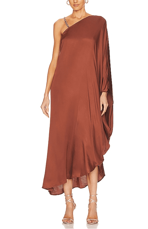 Kerry Kaftan Dress In Hickory - Image 1