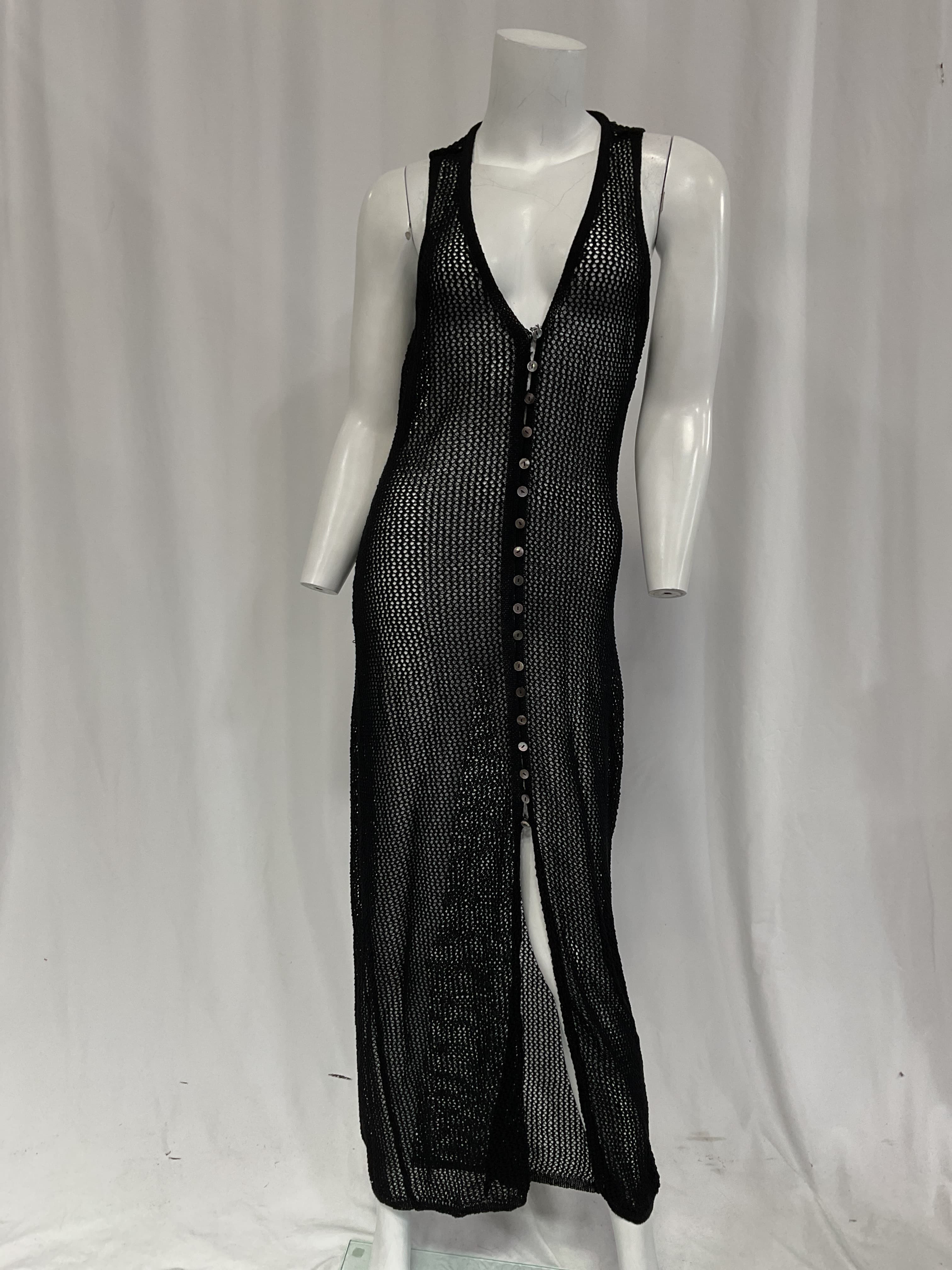 Adrift Midi Dress In Black - Image 2