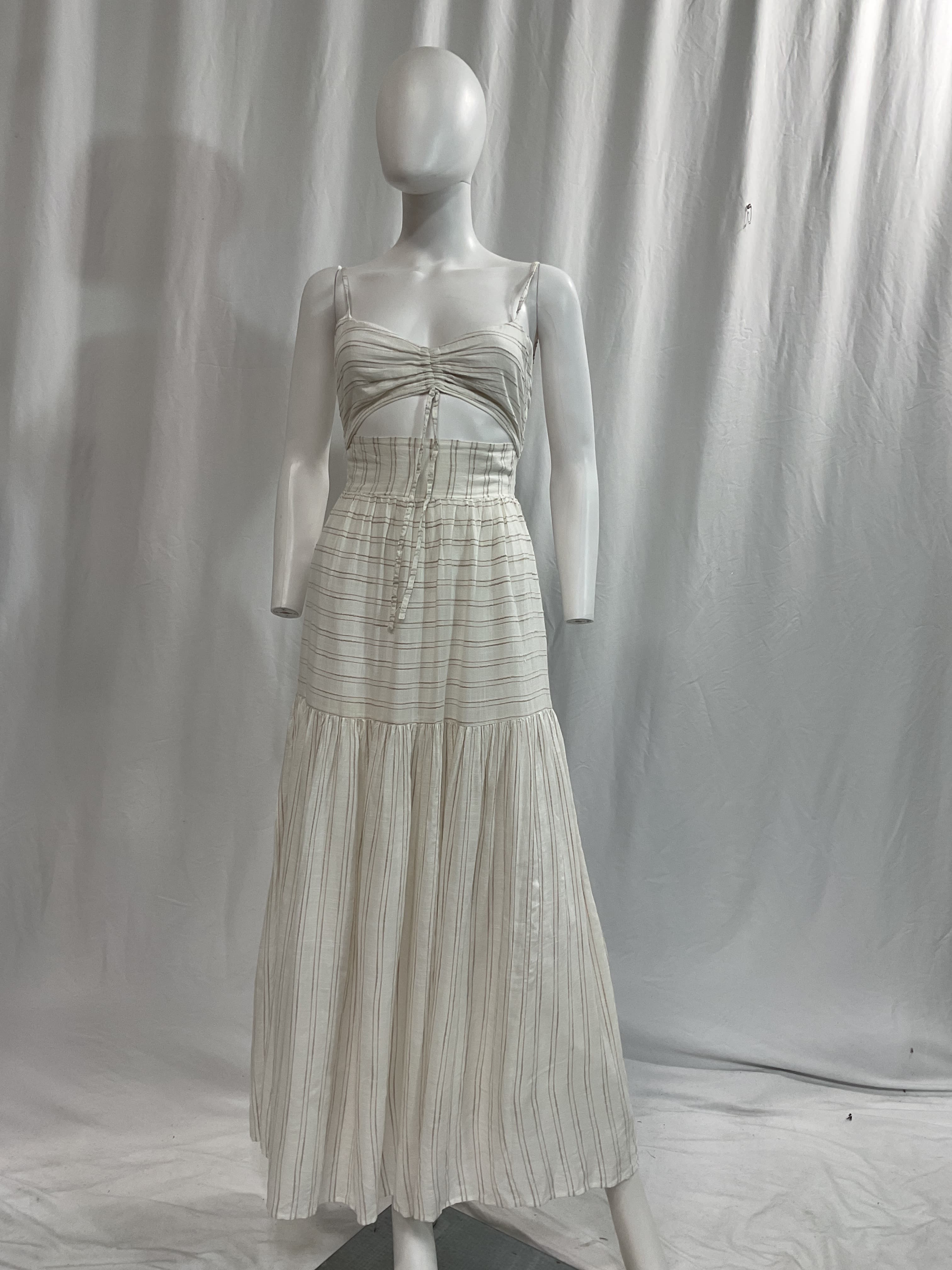 Zuri Dress In Cream - Image 3