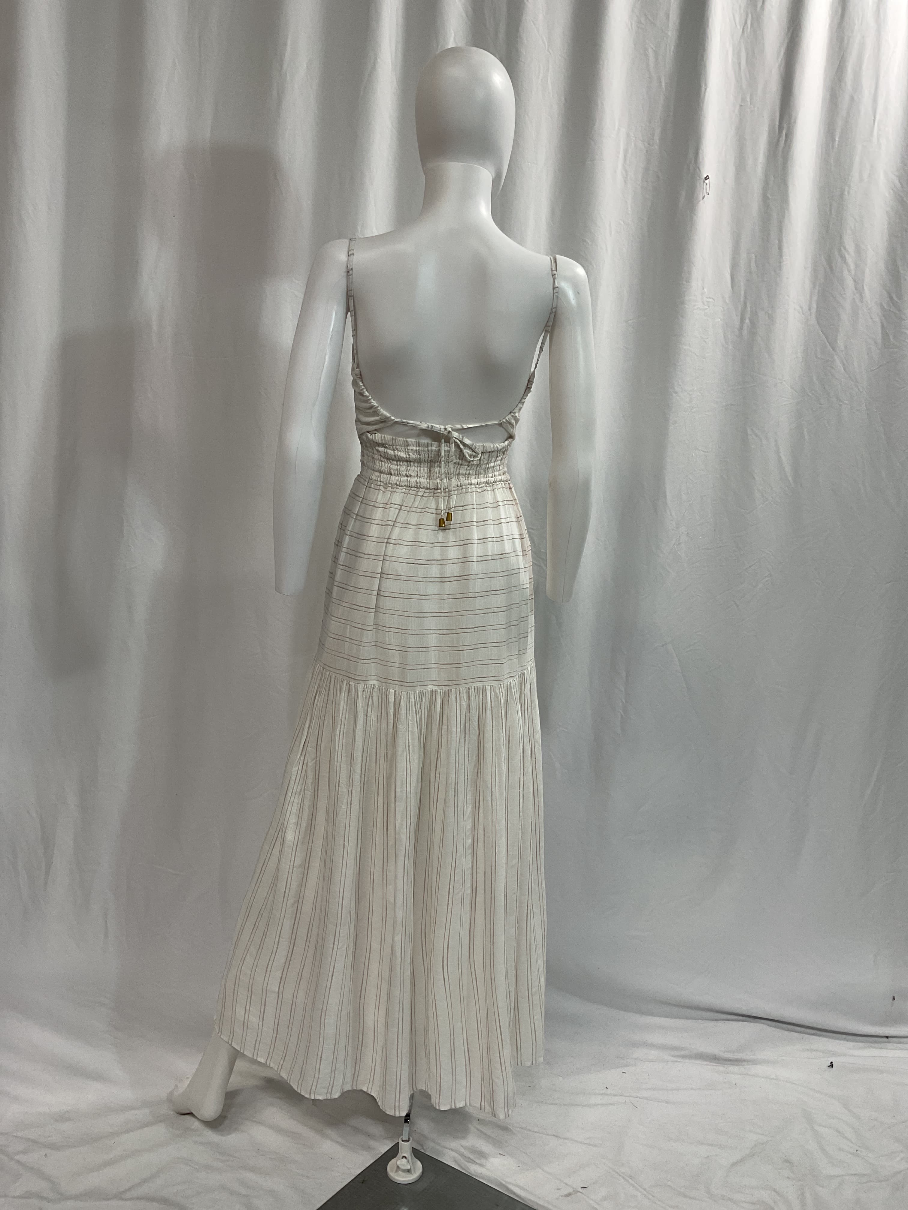 Zuri Dress In Cream - Image 4