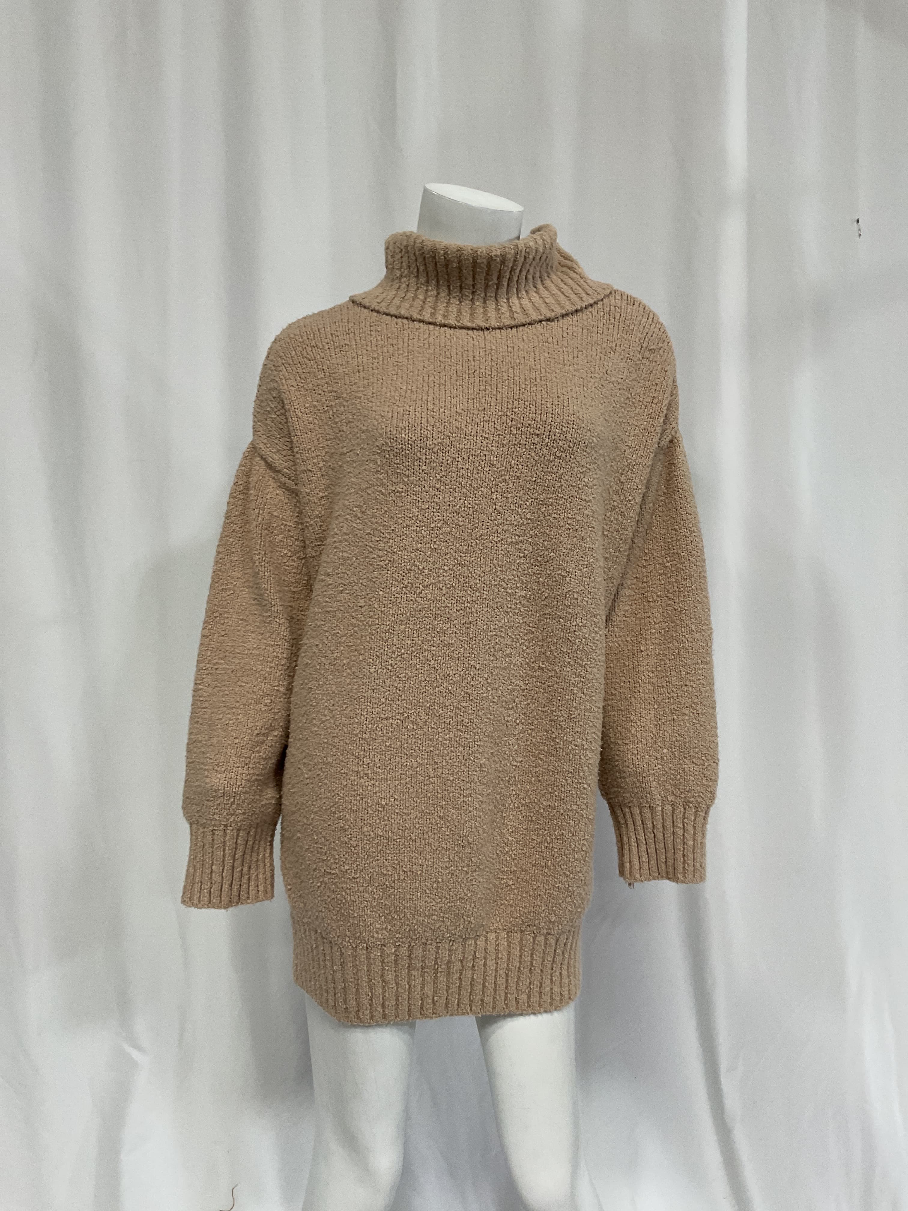 Ameya Sweater Dress In Light Beige - Image 2