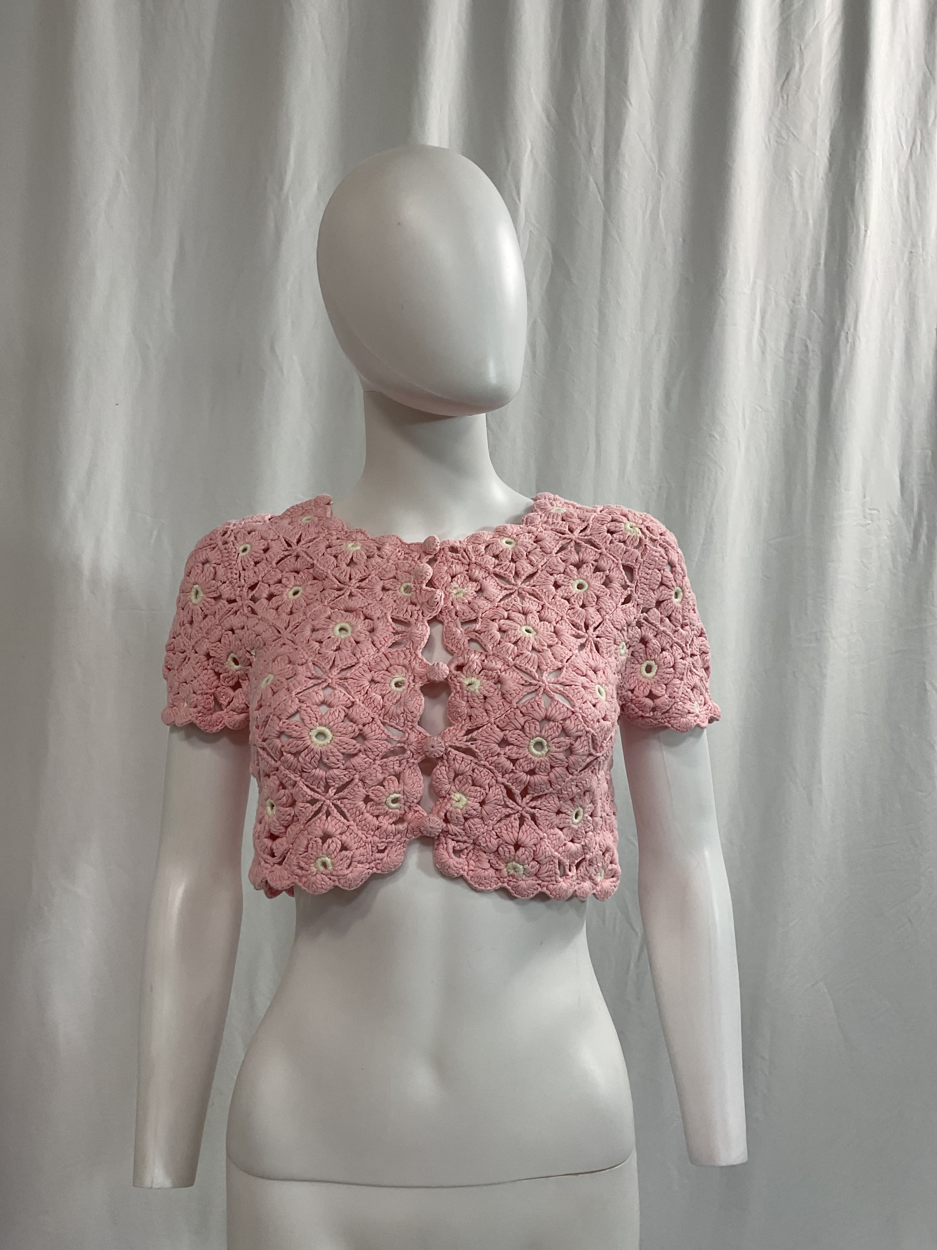 Delilah Wildflower Crochet Cardi - Image 3