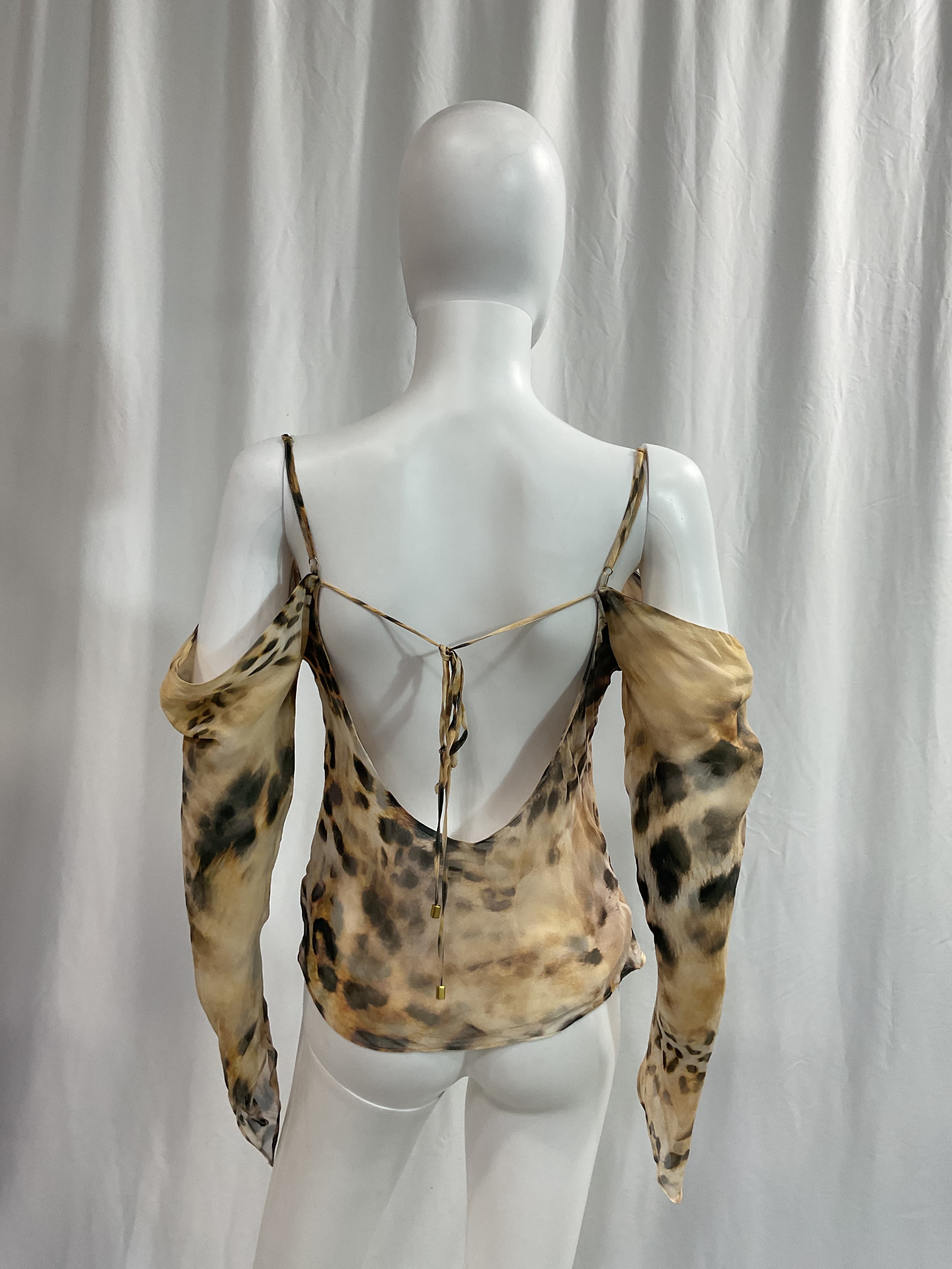 Akira Top In Vintage Cheetah - Image 2