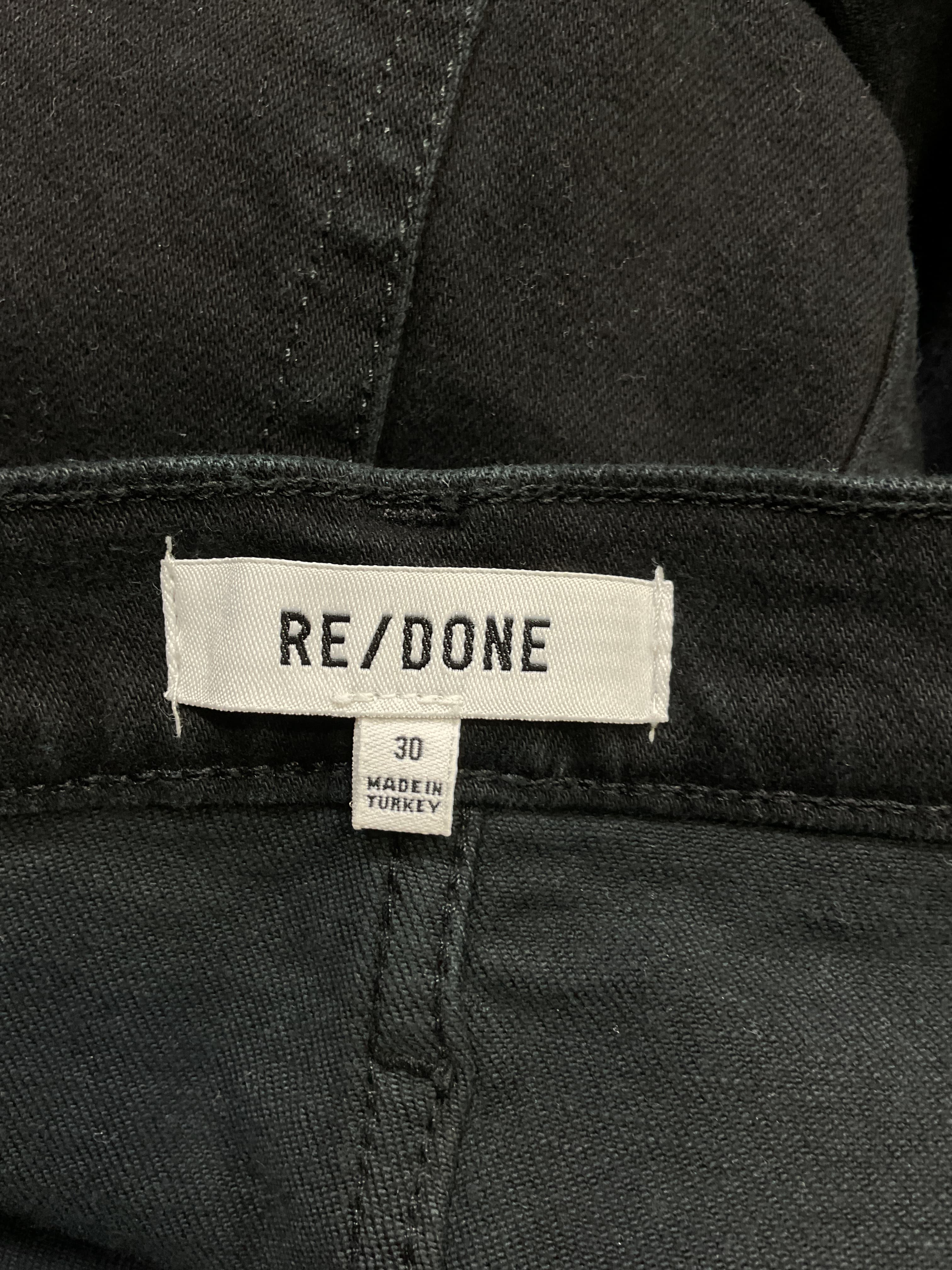 Black 70's Stove Pipe Jeans - Image 4