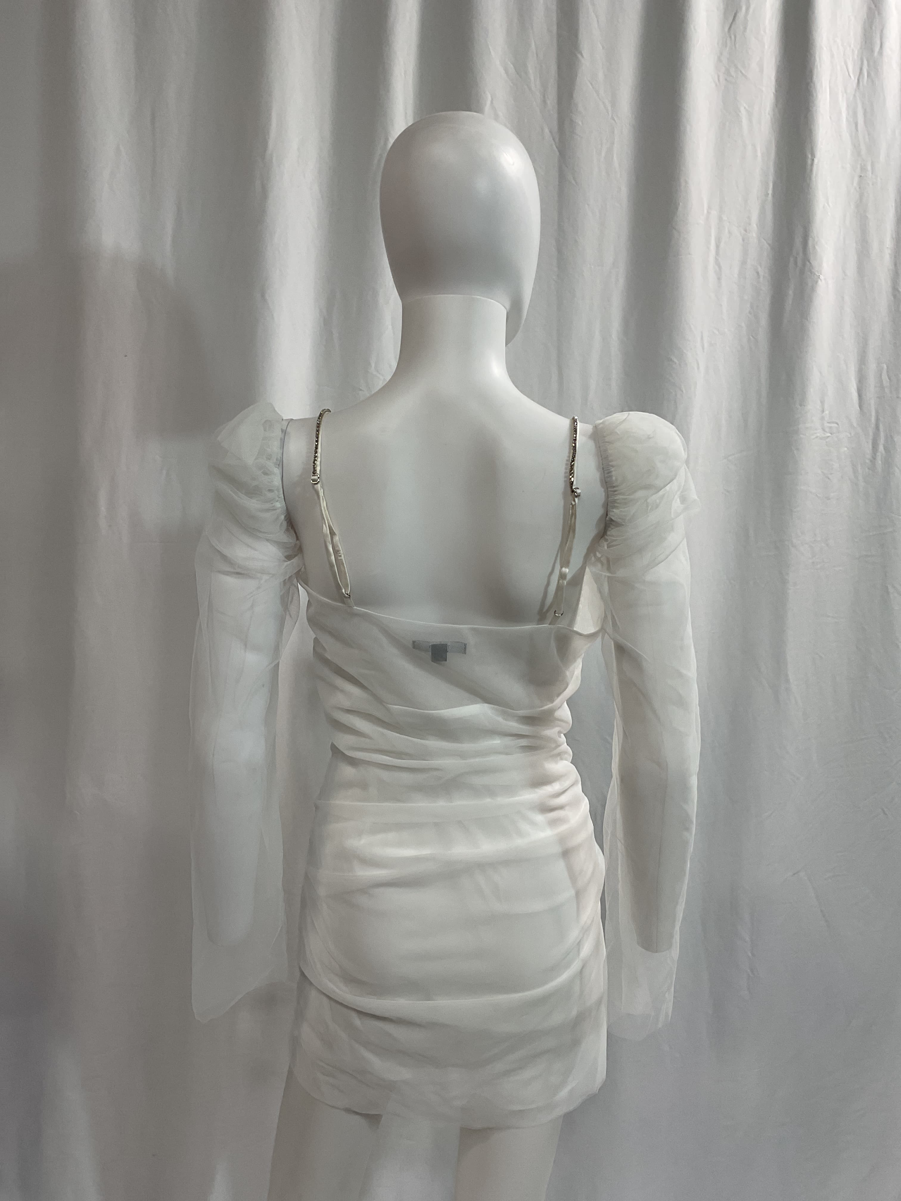 Jean Dress In Blanc - Image 4