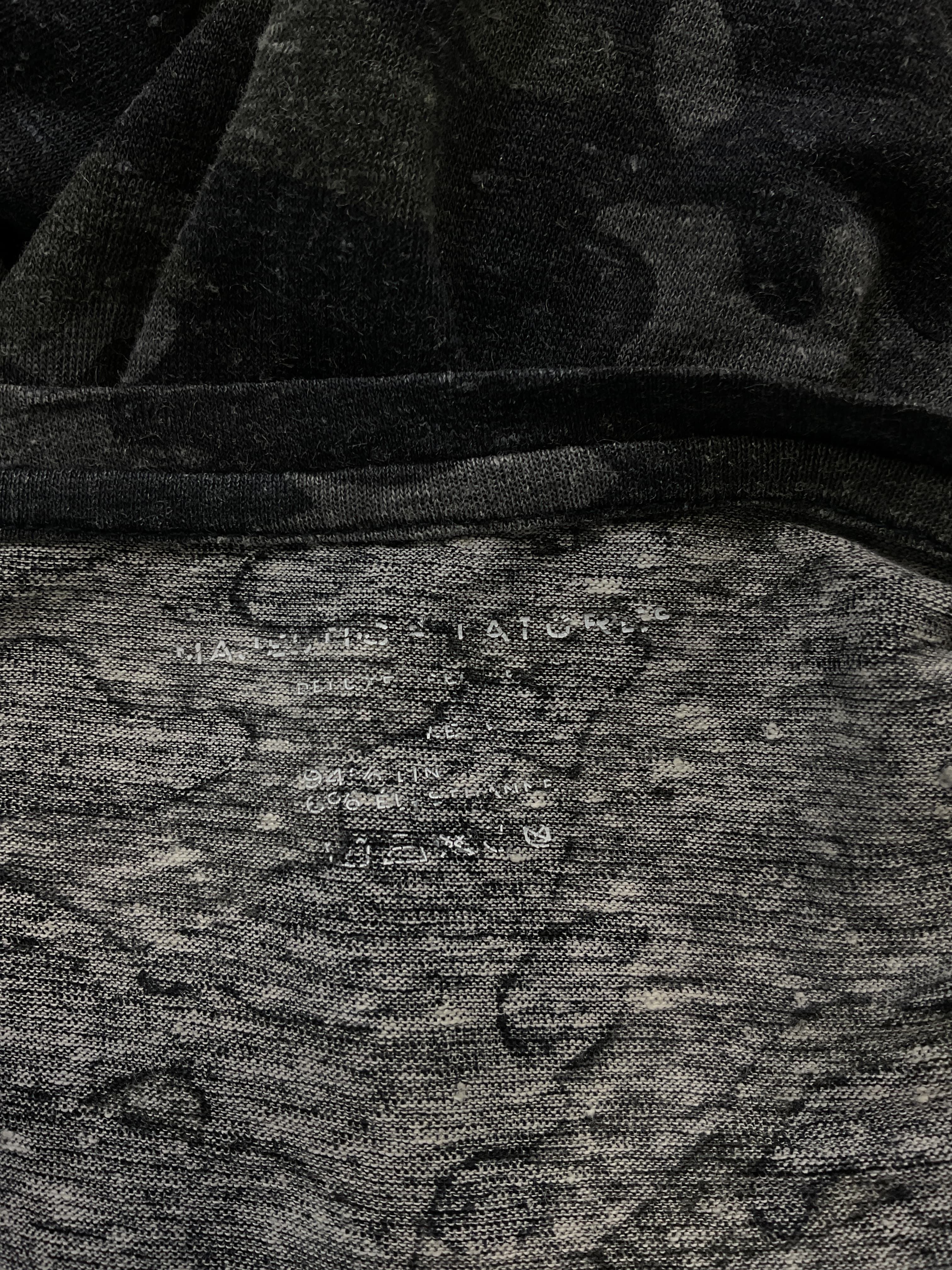 Camo V-Neck Linen-Blend T-Shirt - Image 4
