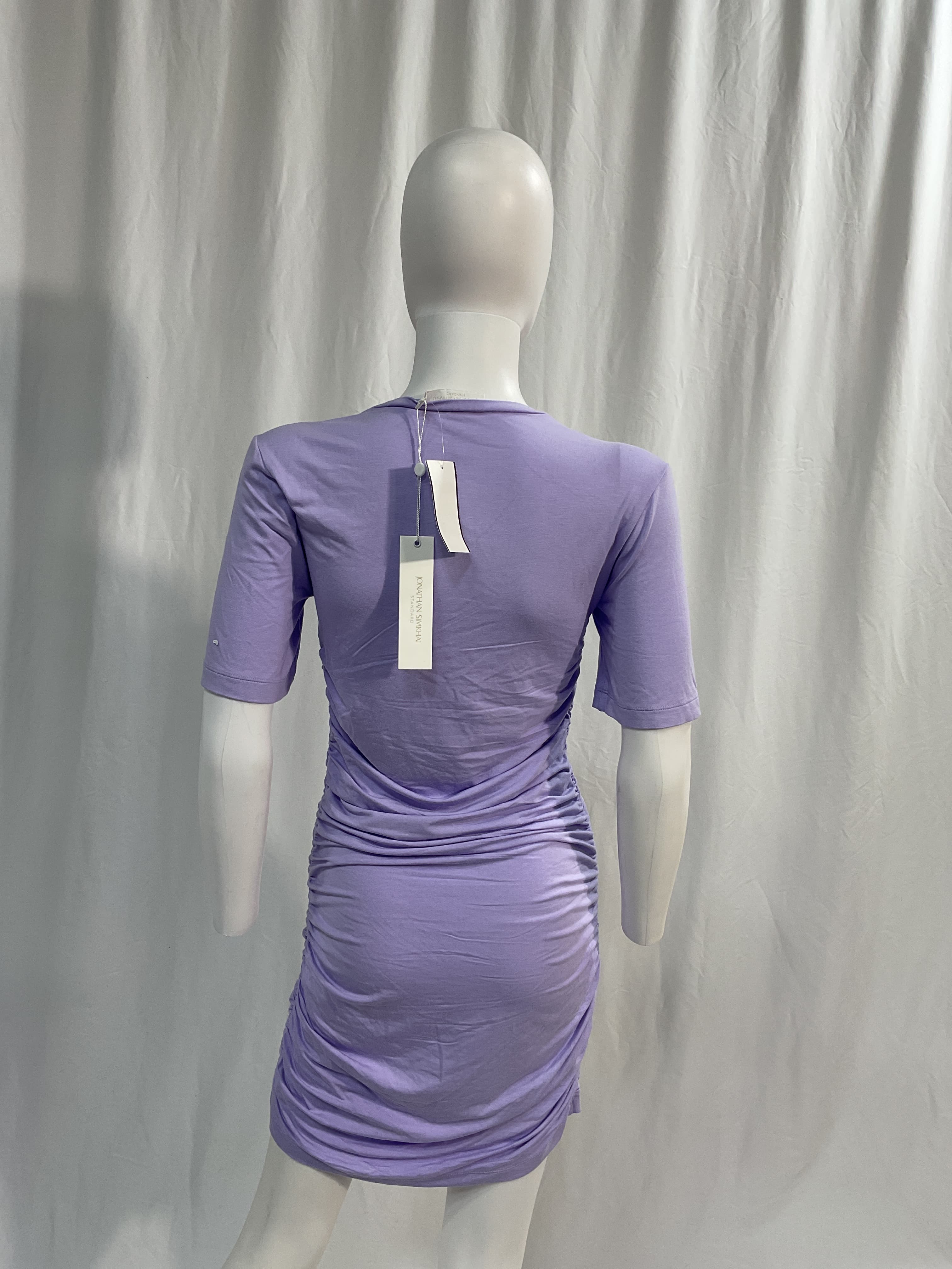 Jaslene Clean Stretch Jersey Twist Front Dress - Image 2