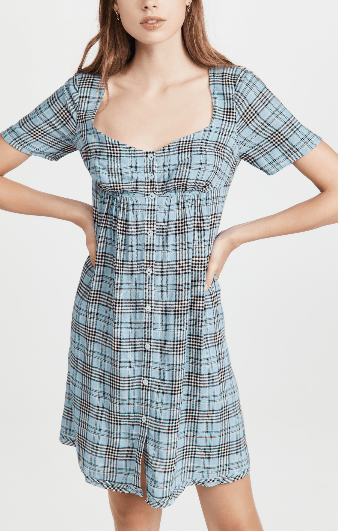 Bustier Button Down Dress - Image 1