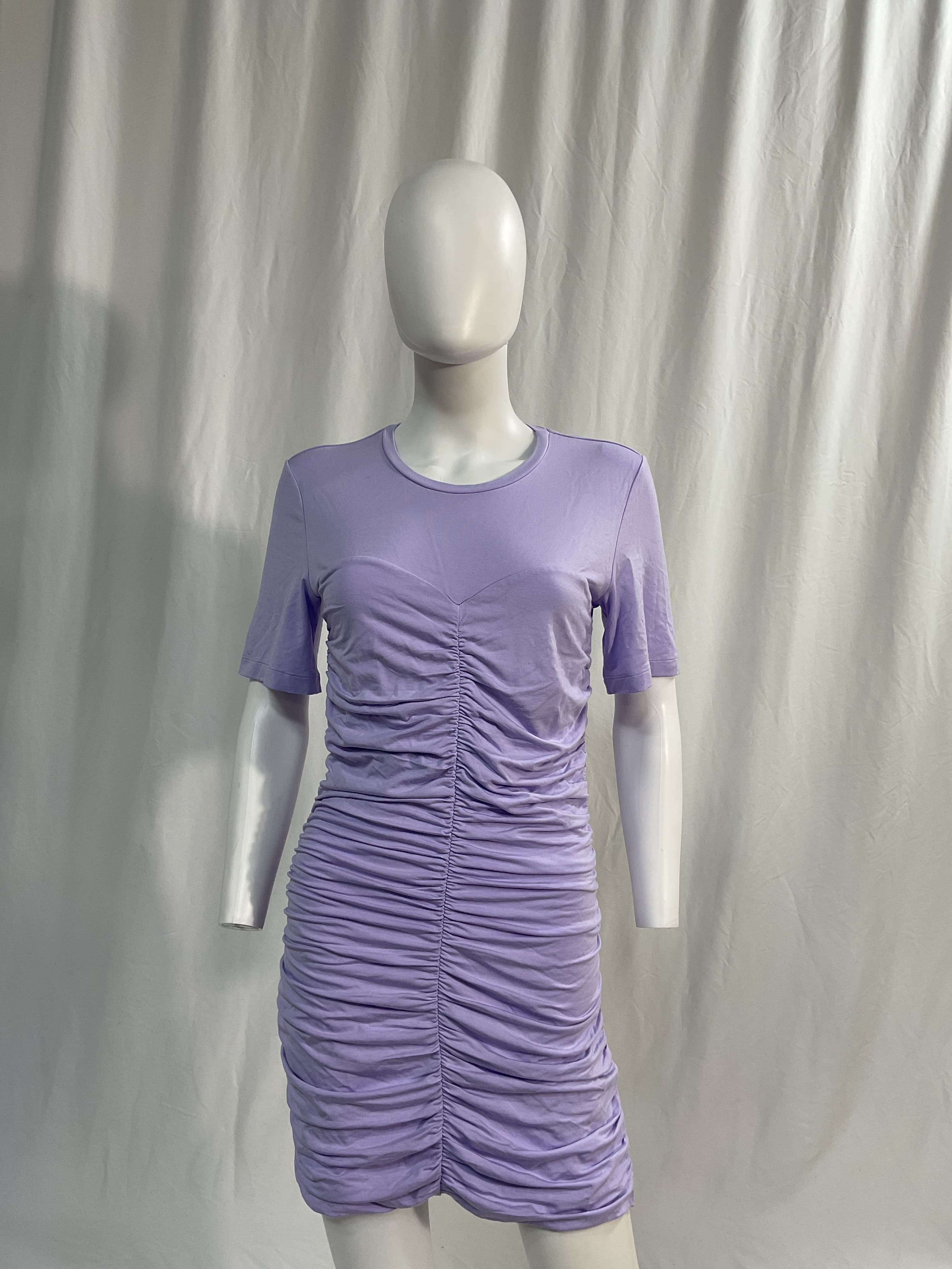 Jaslene Clean Stretch Jersey Twist Front Dress - Image 3