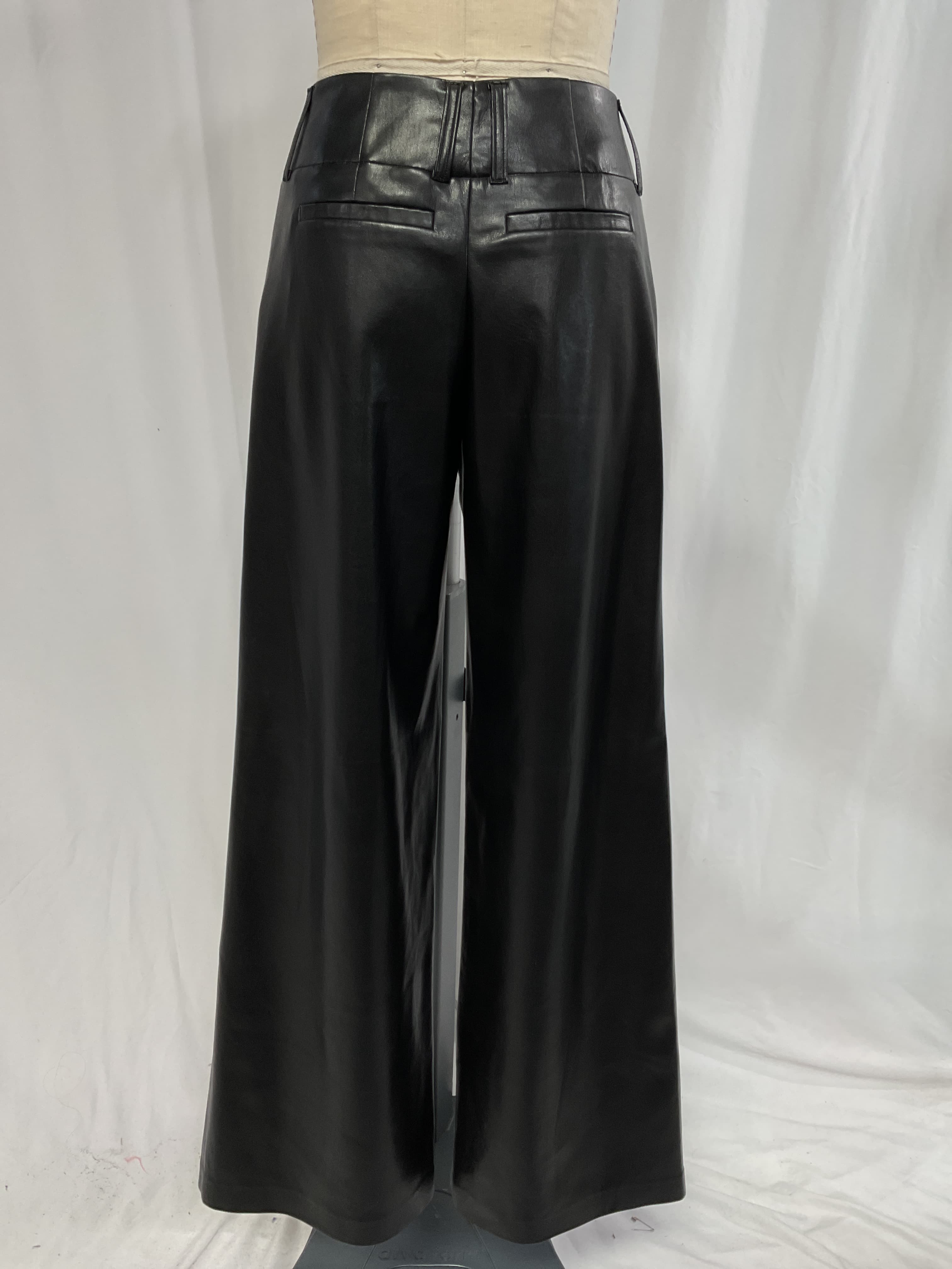 Anders Vegan Leather Low Rise Pant - Image 2