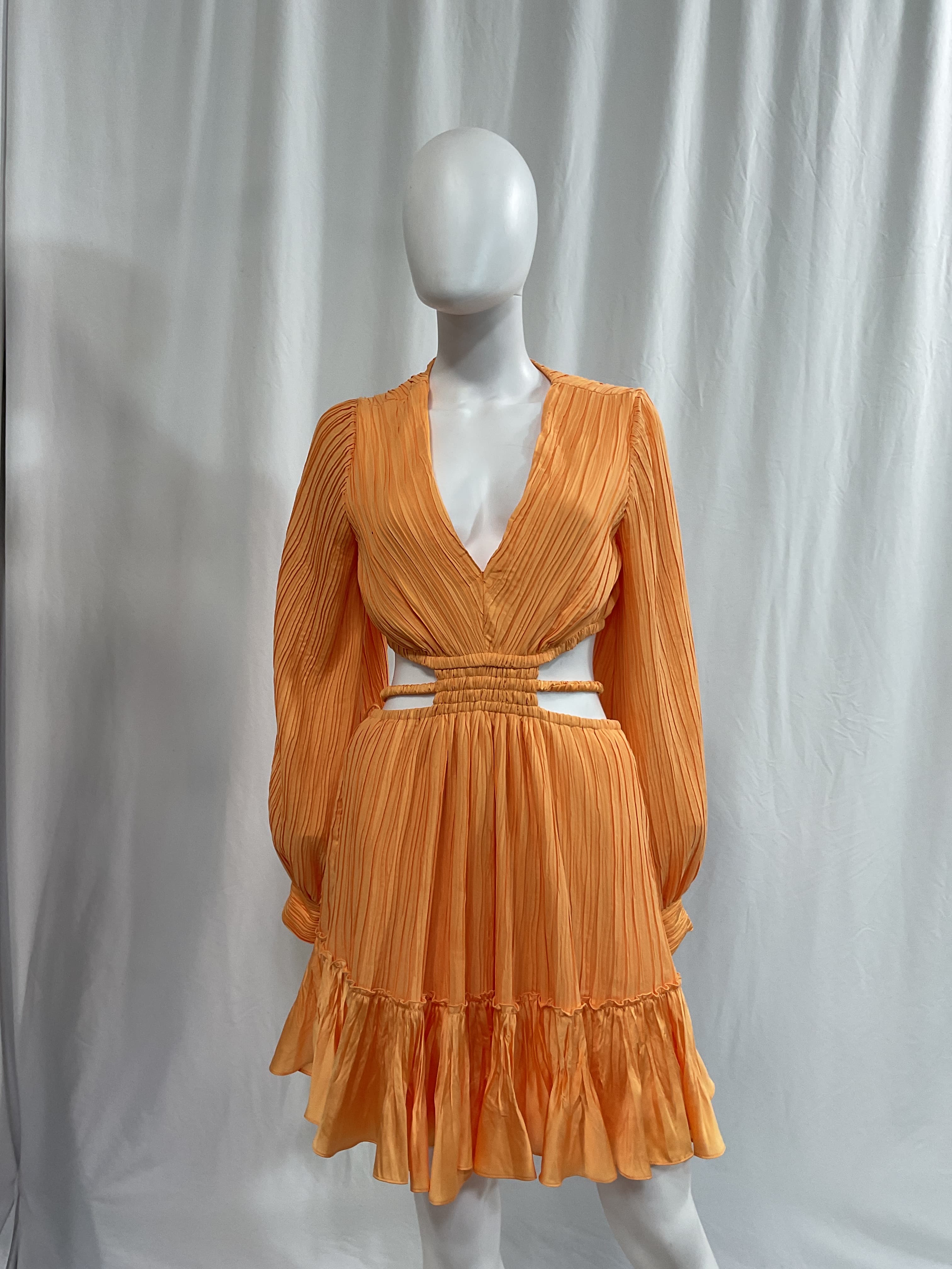 V-Neck Midi Length Dress - Image 2