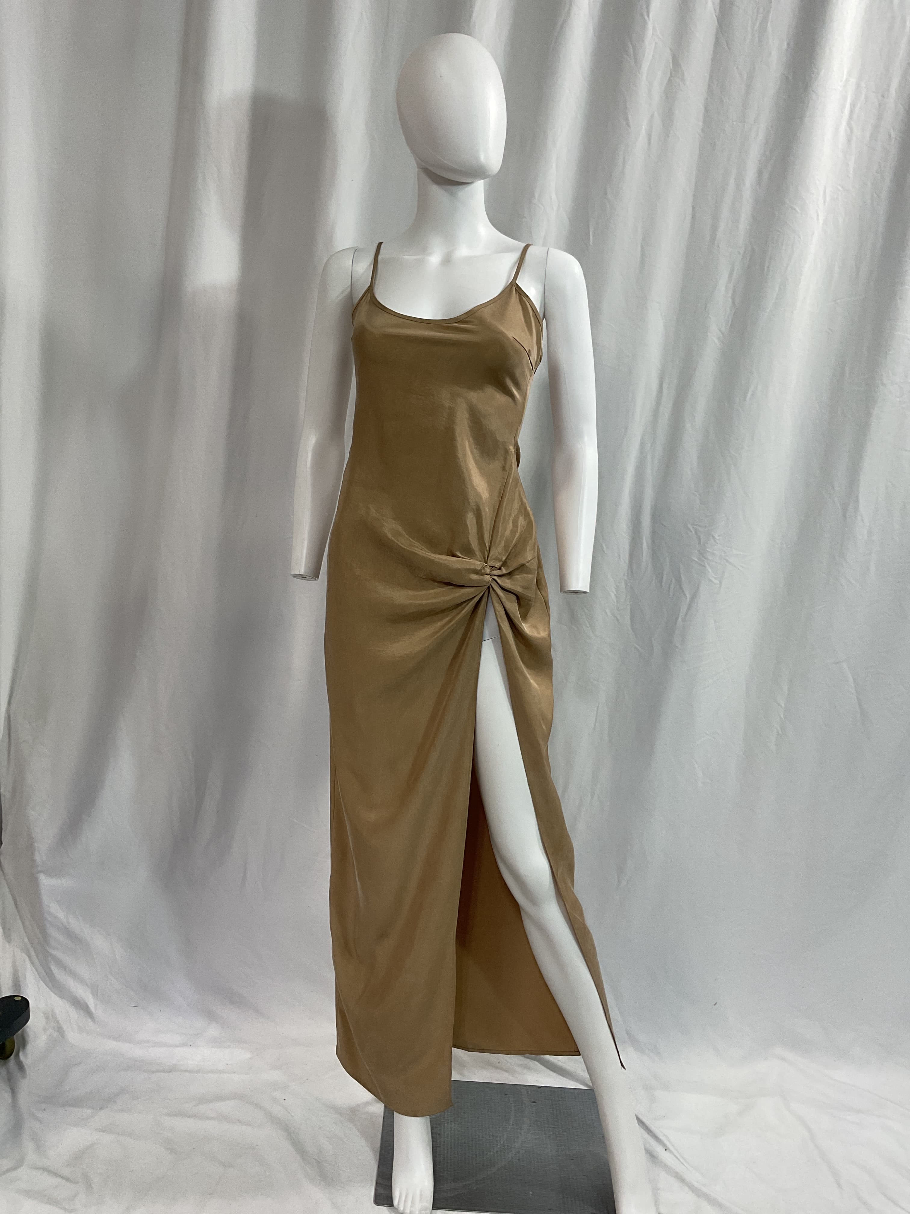 Turned Around Dress In Bronze - Image 3