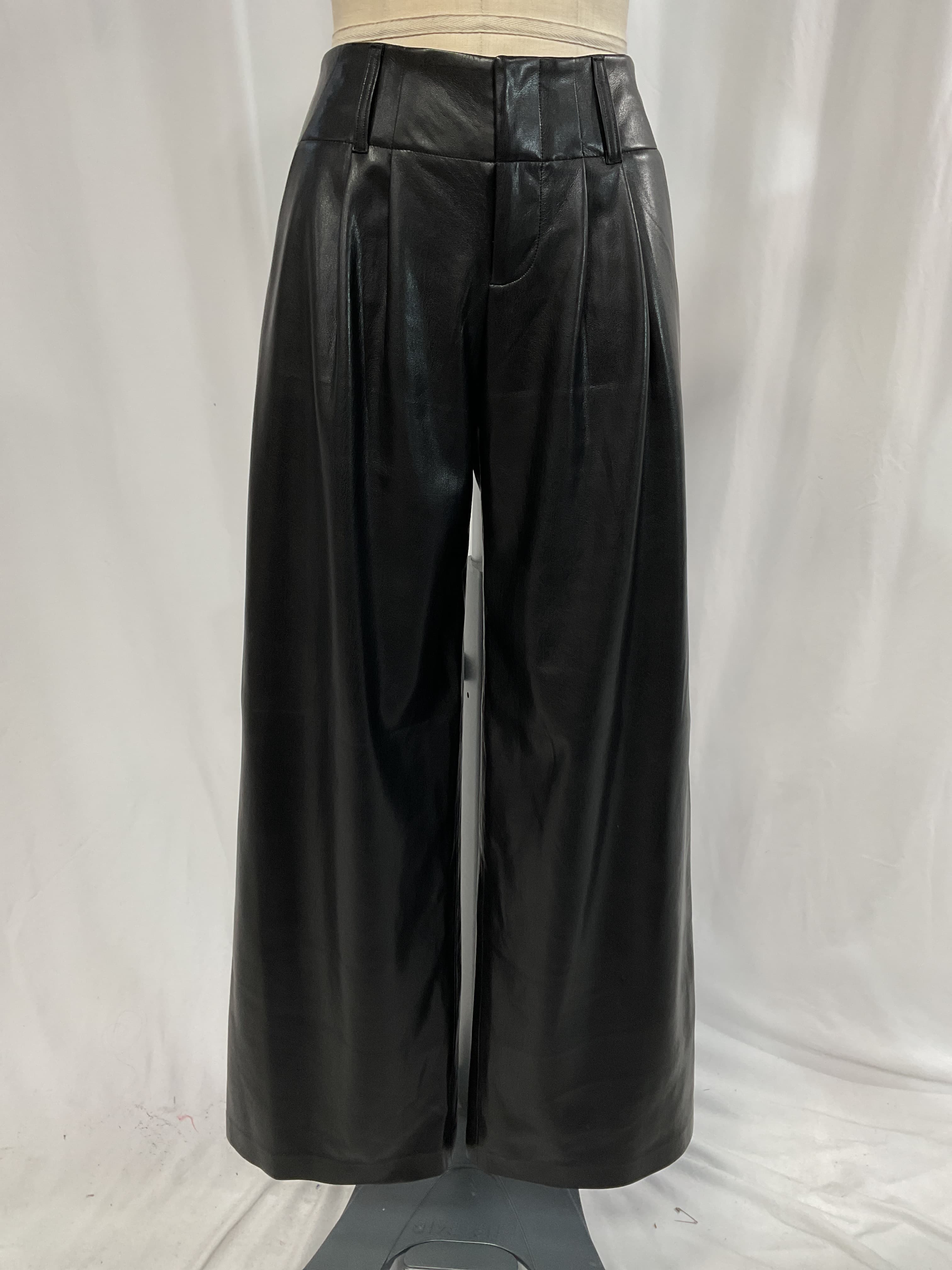 Anders Vegan Leather Low Rise Pant - Image 3