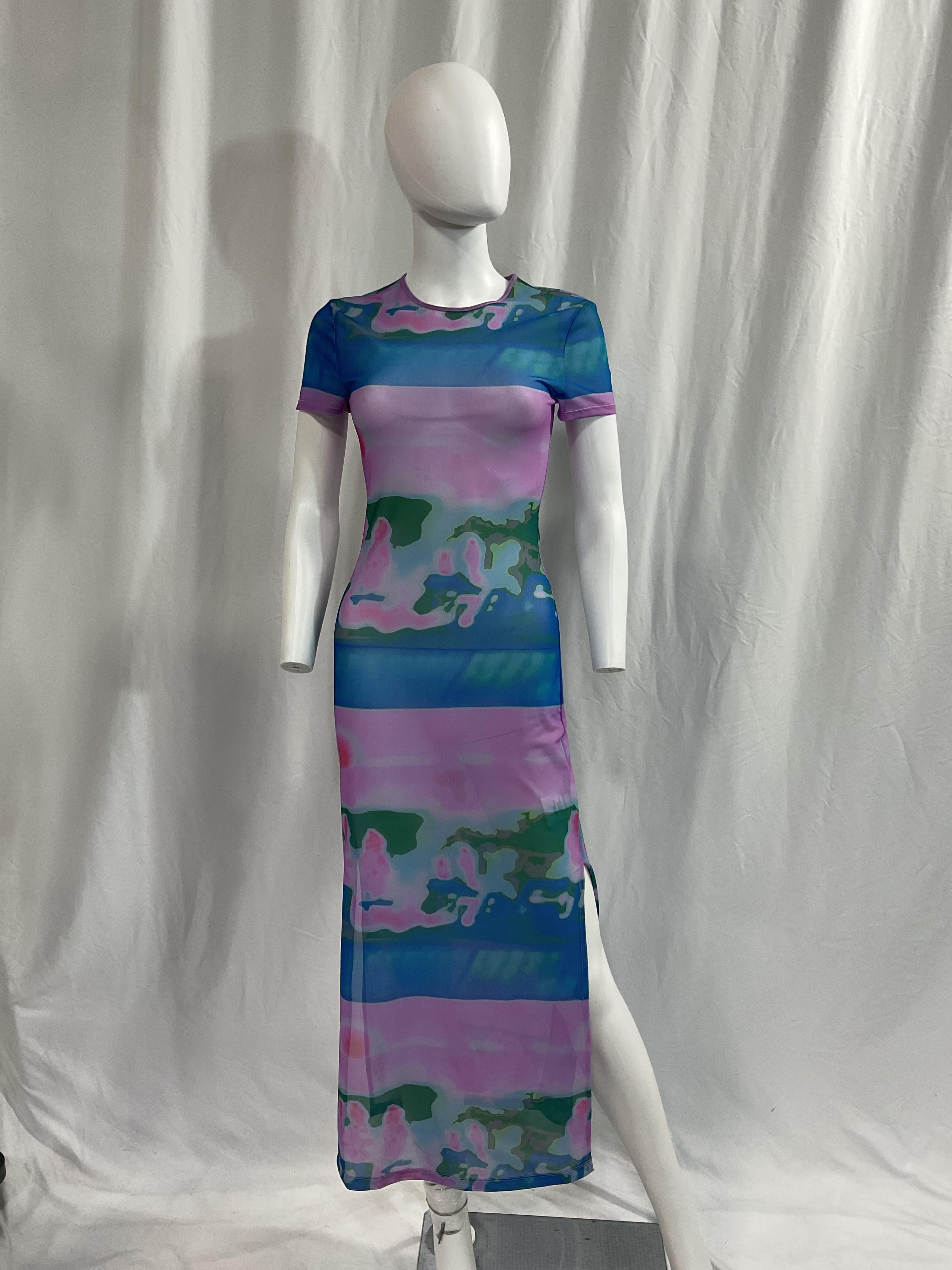 Billie Dress In Thermal Pastel - Image 3