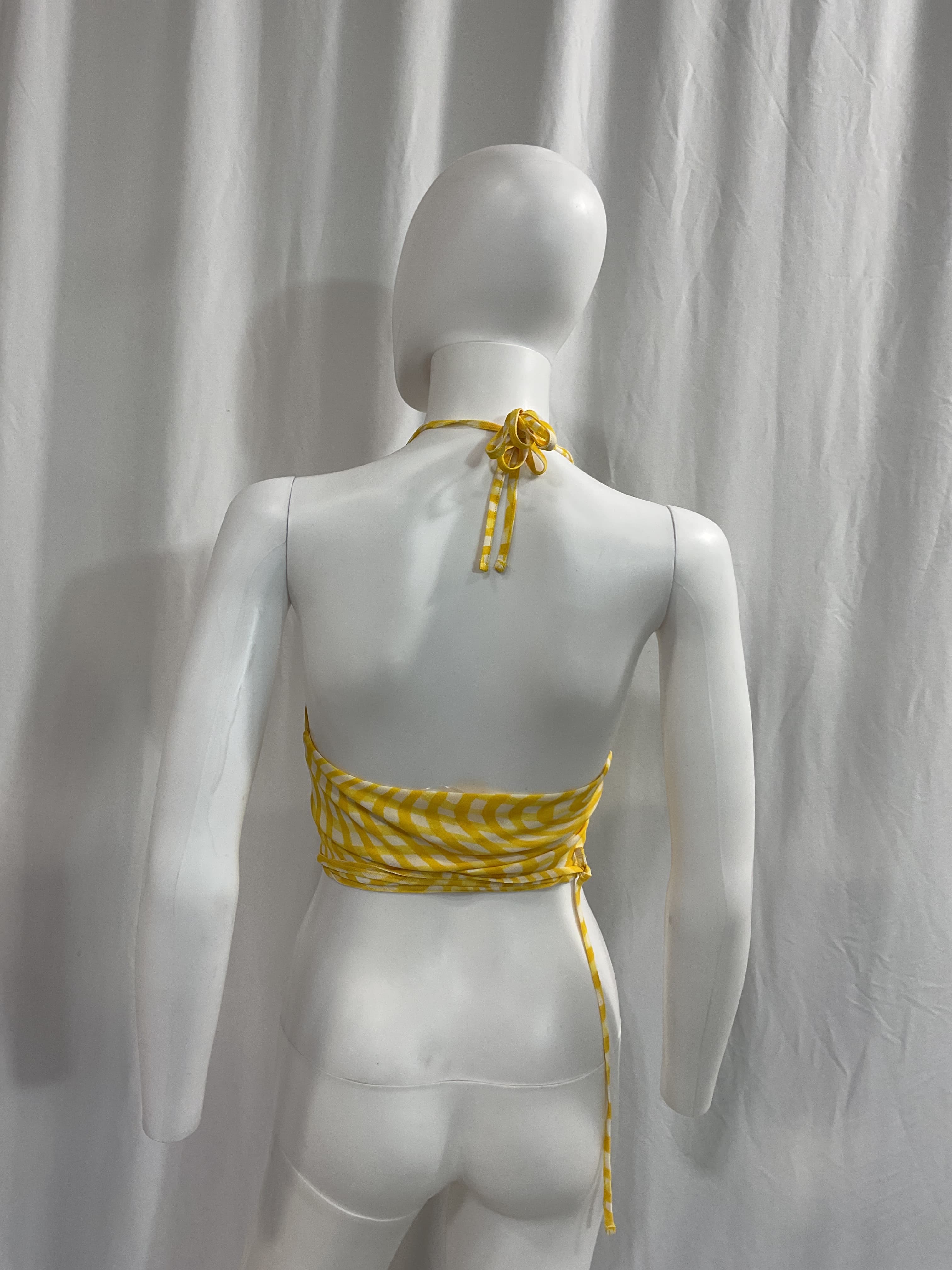 Blaze Top In Yellow Gingham - Image 3