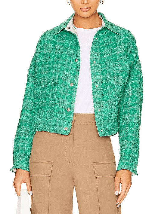Ezro Shacket In Green - Image 1