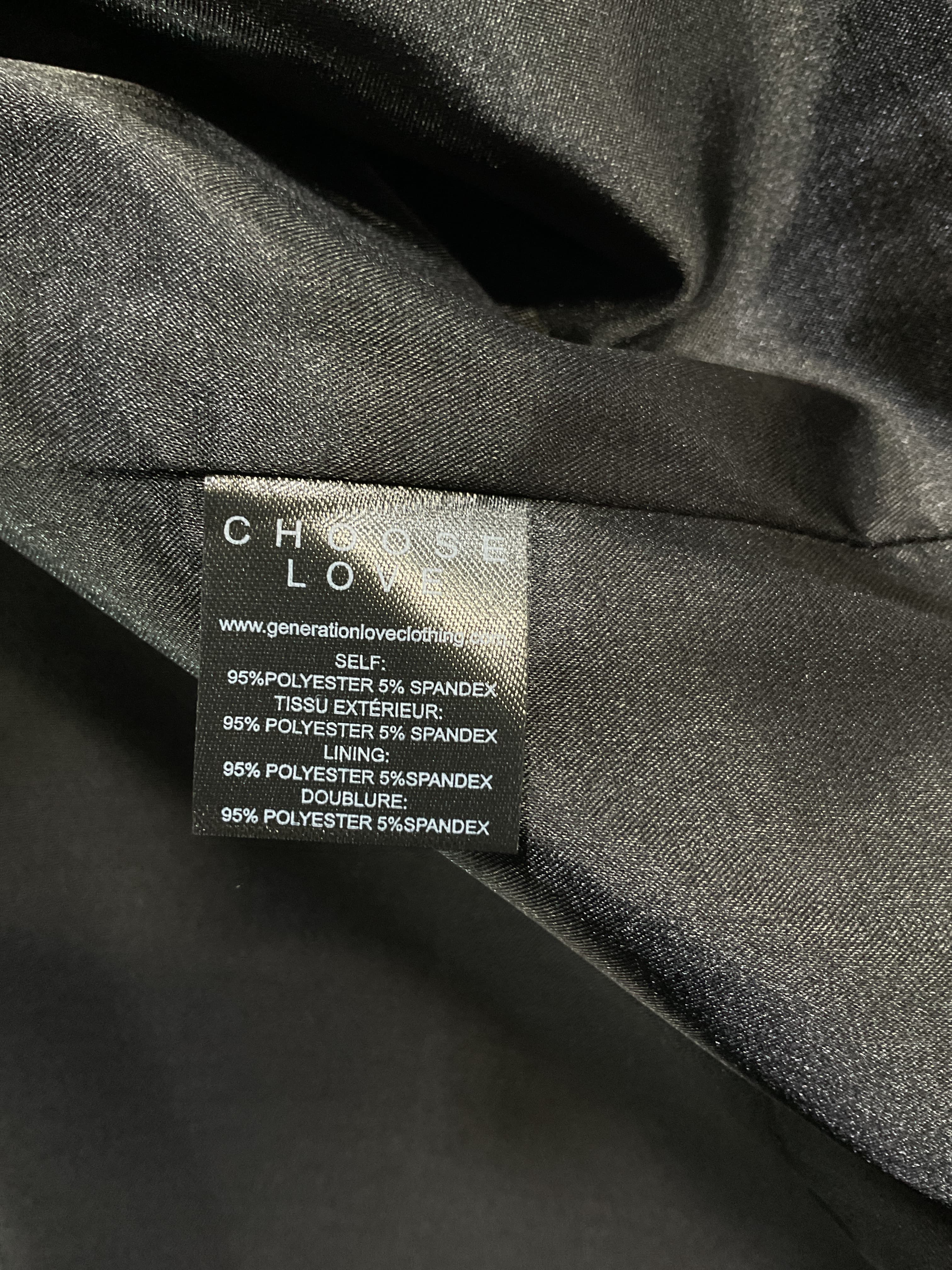 Michelle Halter Blazer Dress In Black - Image 2