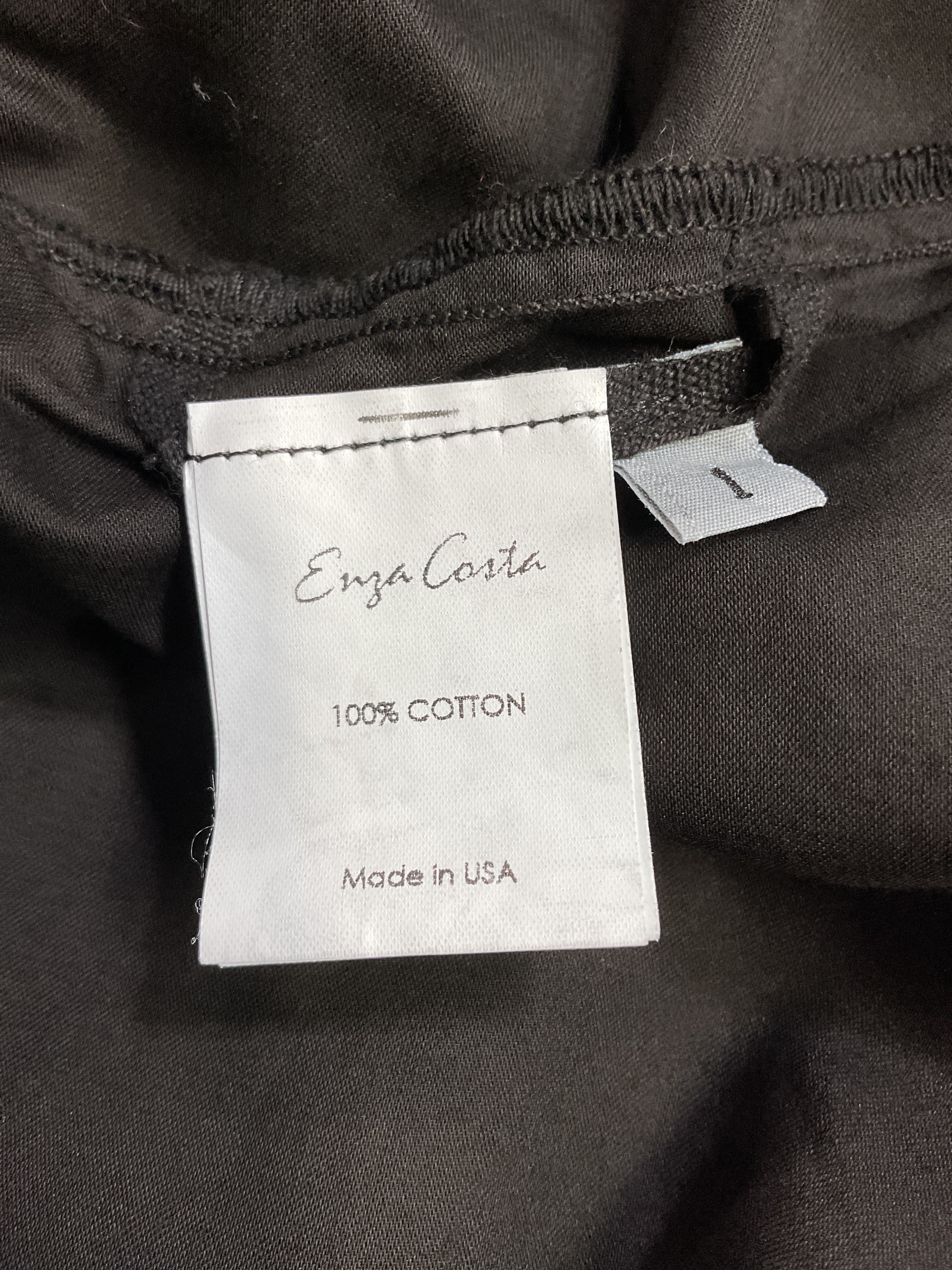 Cotton Tiered Dress In Black - Image 4