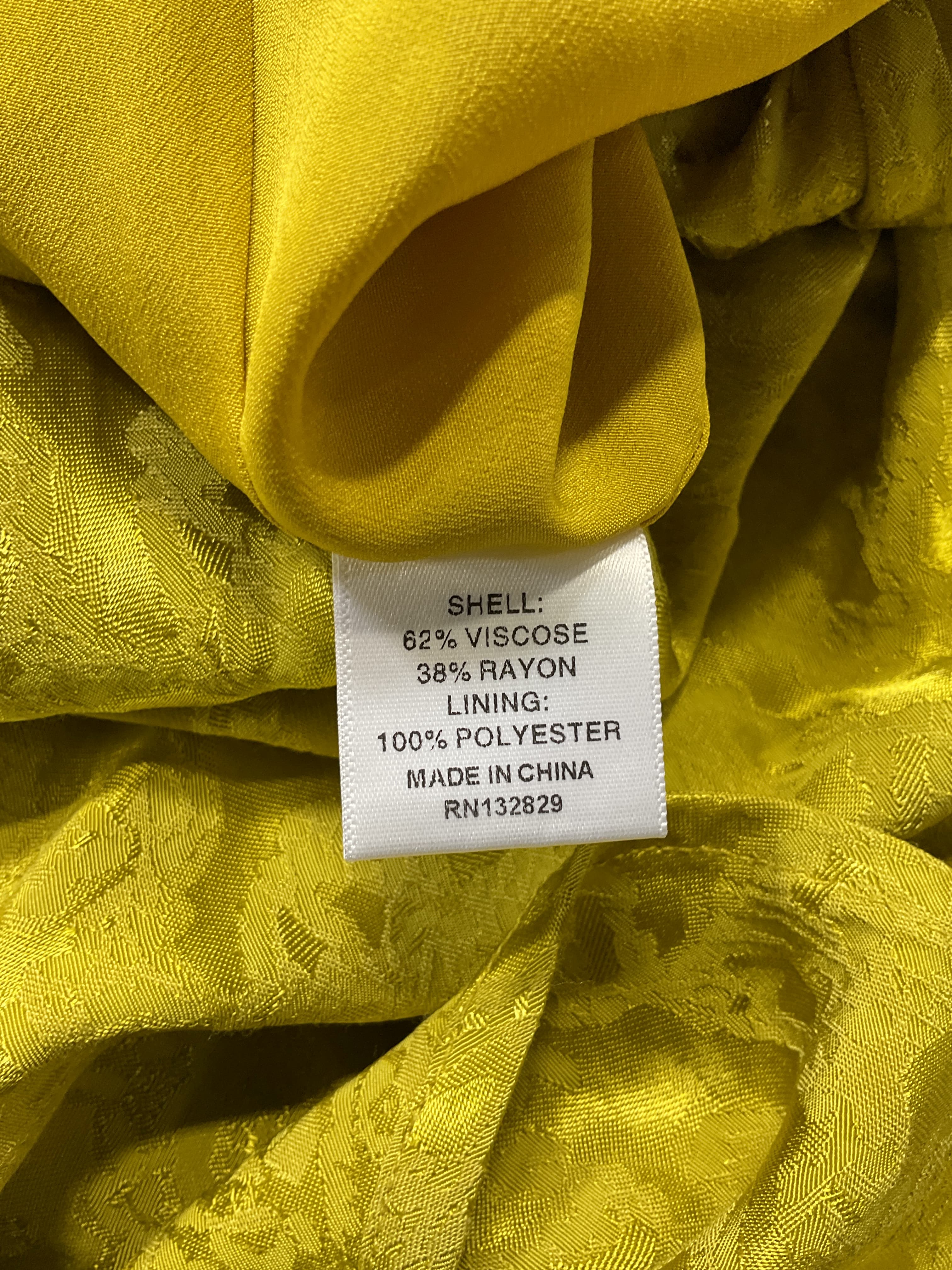Matilda Mini Dress In Citron Green - Image 3