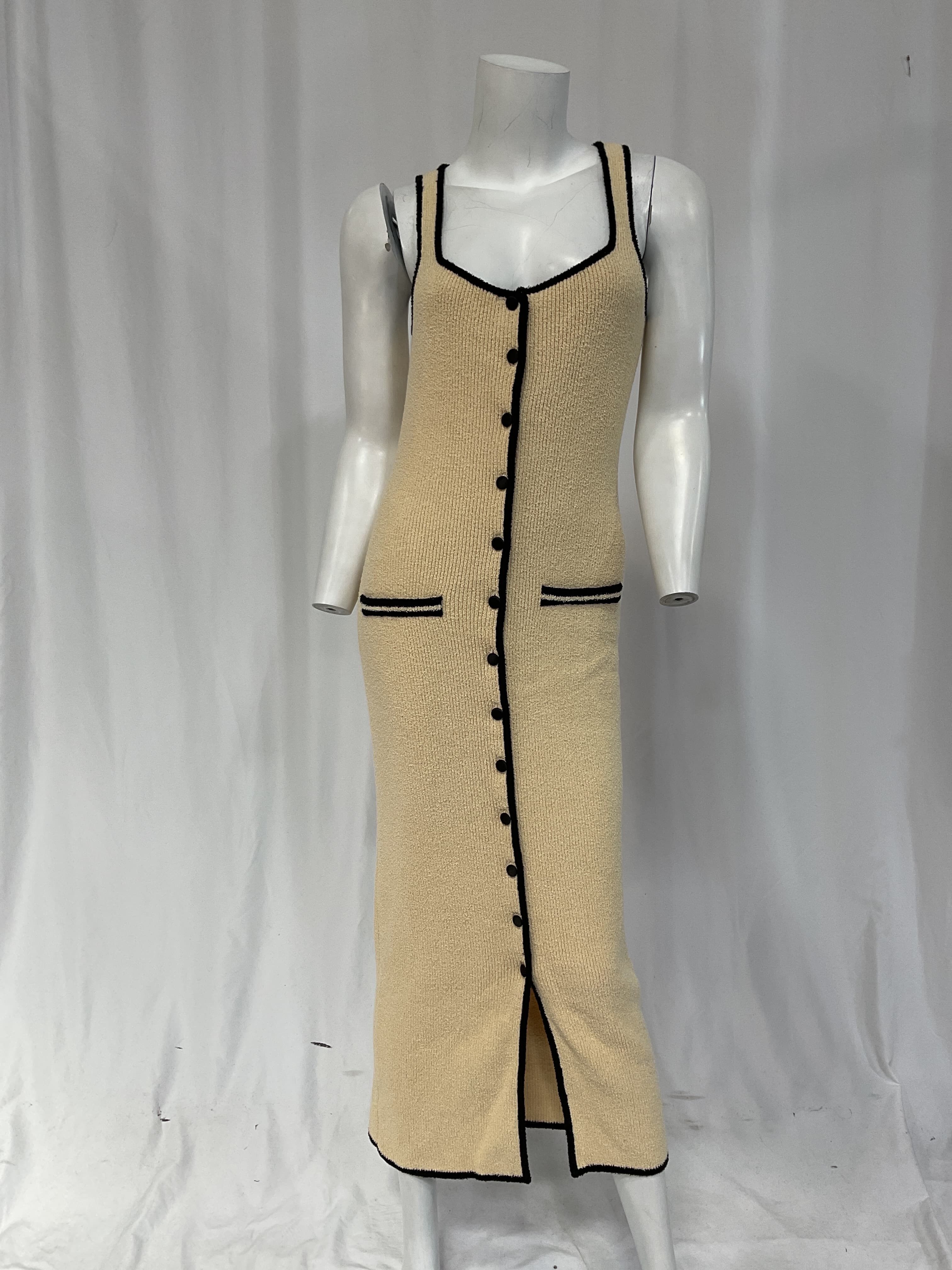 L'academie By Marianna Havilah Midi Dress In Beige - Image 4