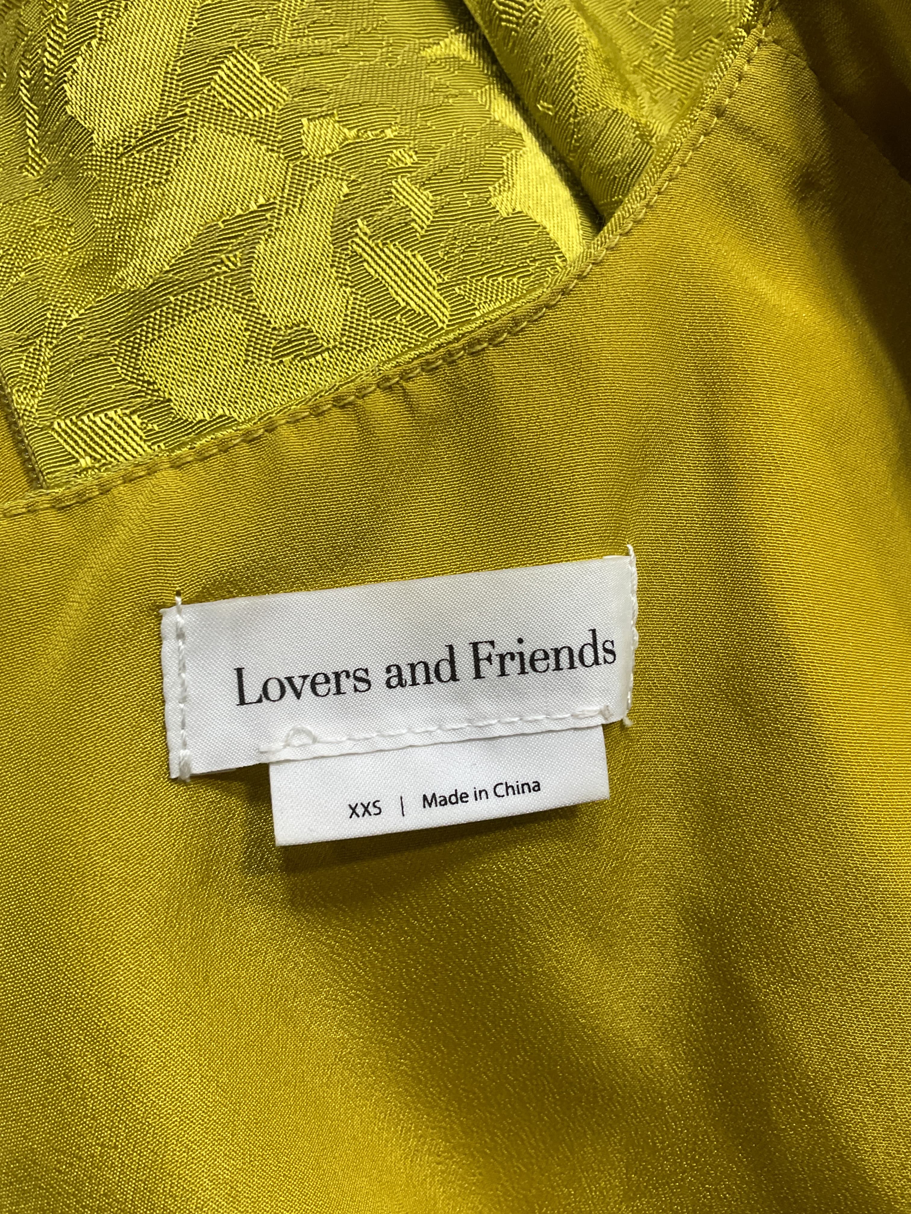 Matilda Mini Dress In Citron Green - Image 4