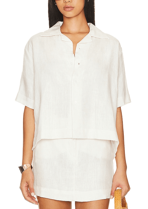 Busan Button Up In Bone - Image 1