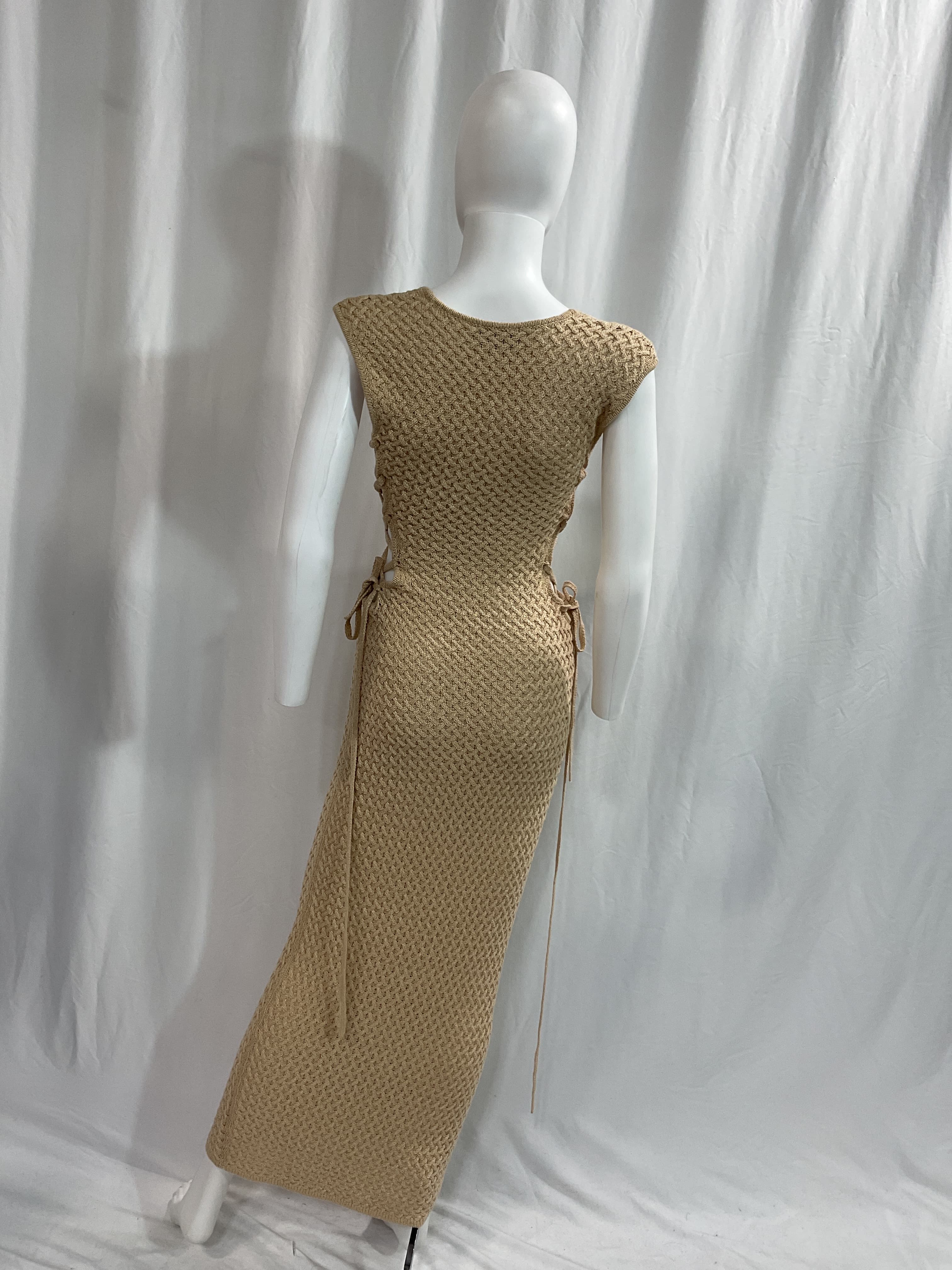 Kyle Maxi Dress In Beige - Image 2